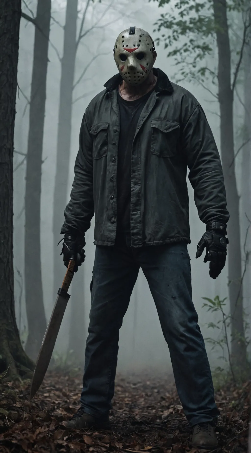 ai character: jason Voorhees  background