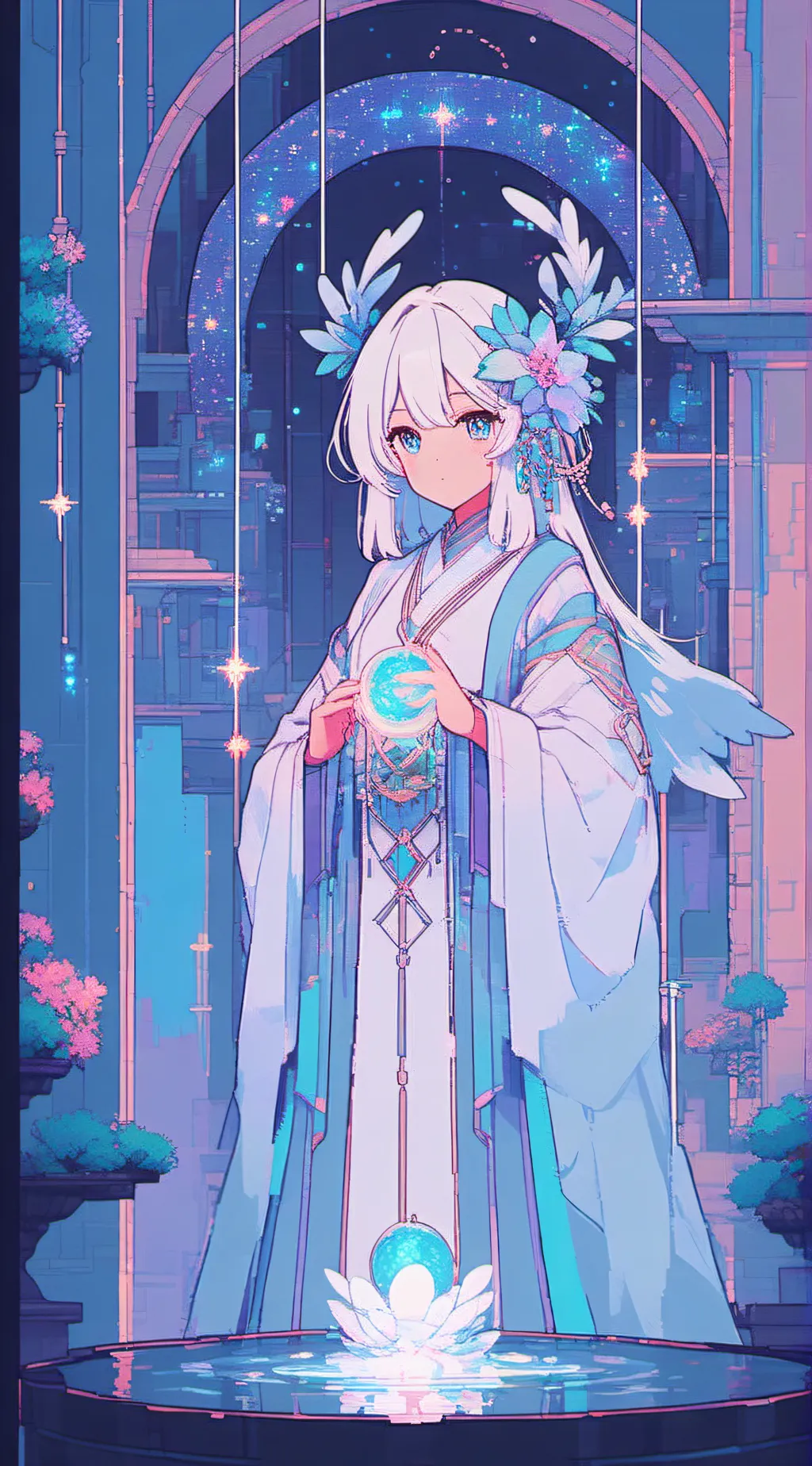 ai character: Seraphine background