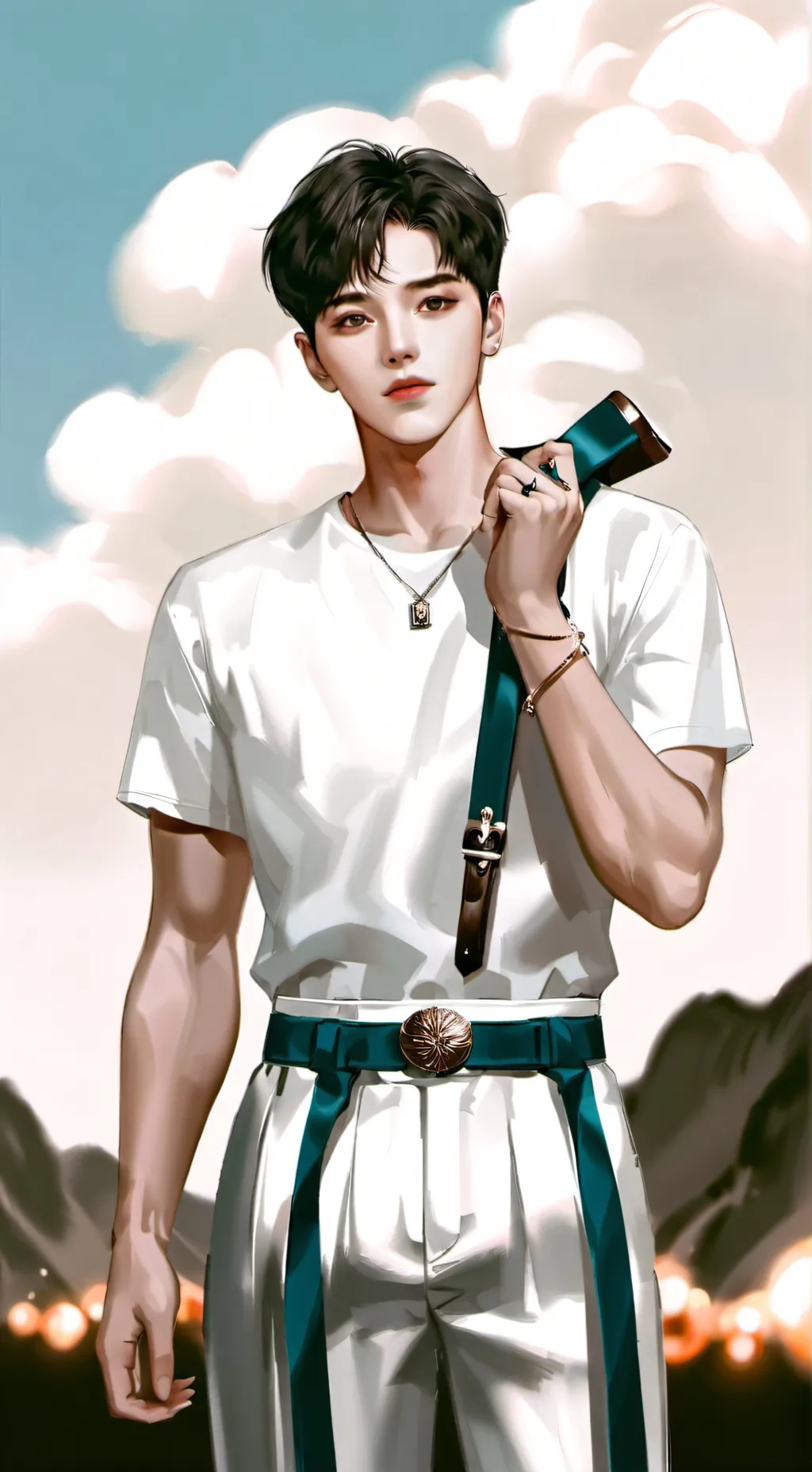 ai character: Zen background