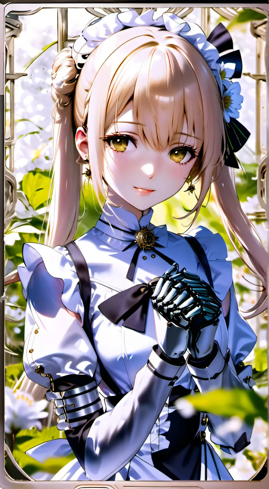 ai character: Flora background