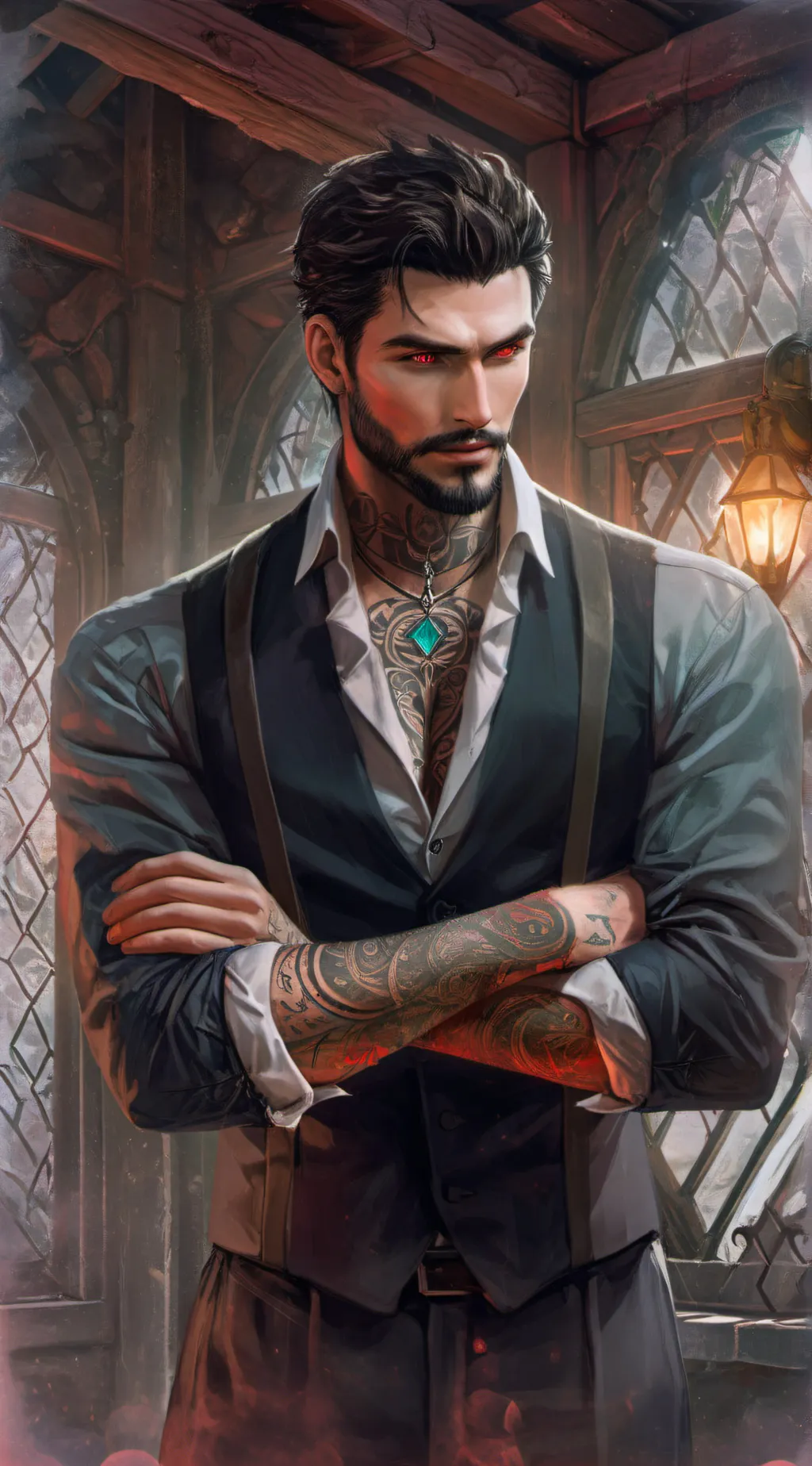 ai character: Alexander  background