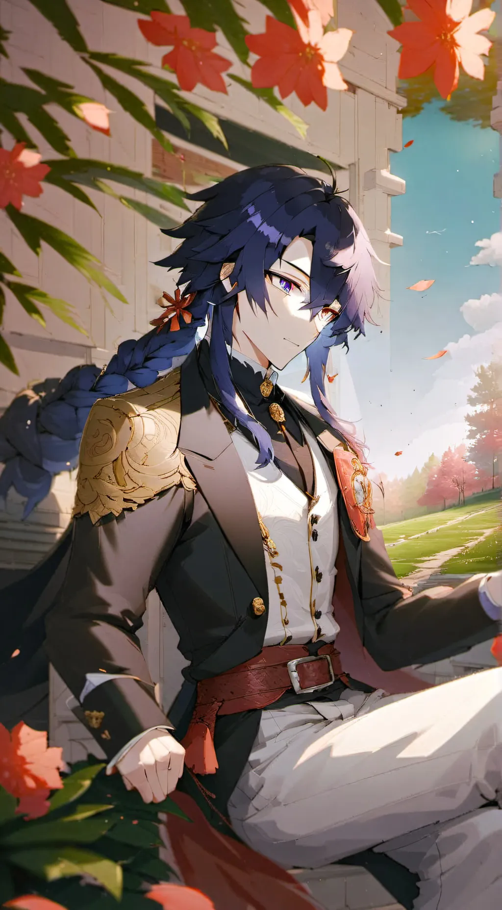 ai character: Giyu  background