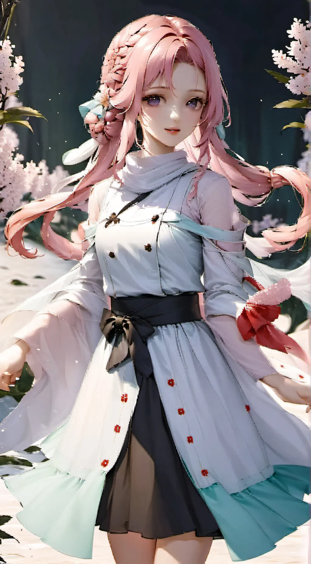 ai character: Mitsuri Kanroji background