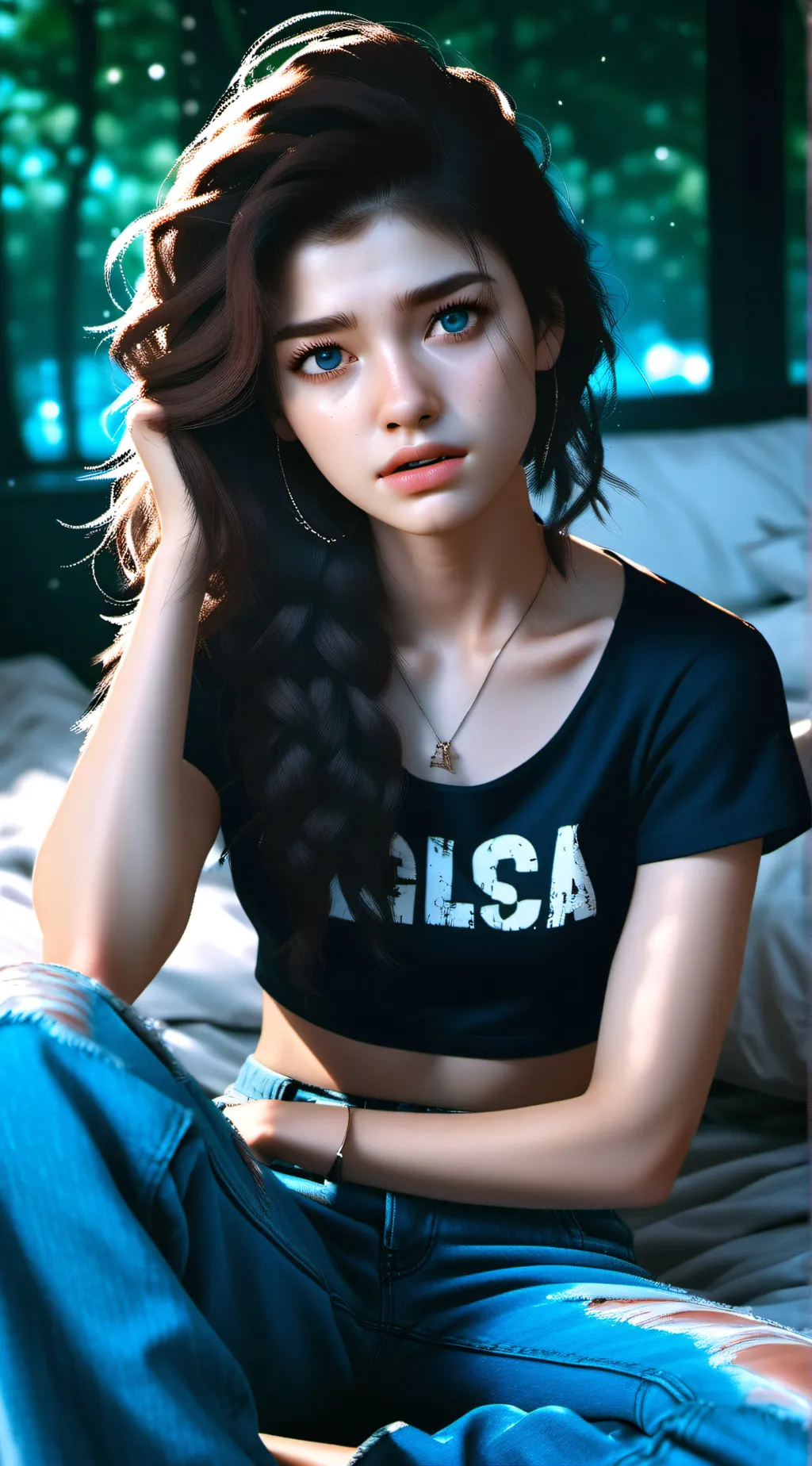 ai character: Gaby background