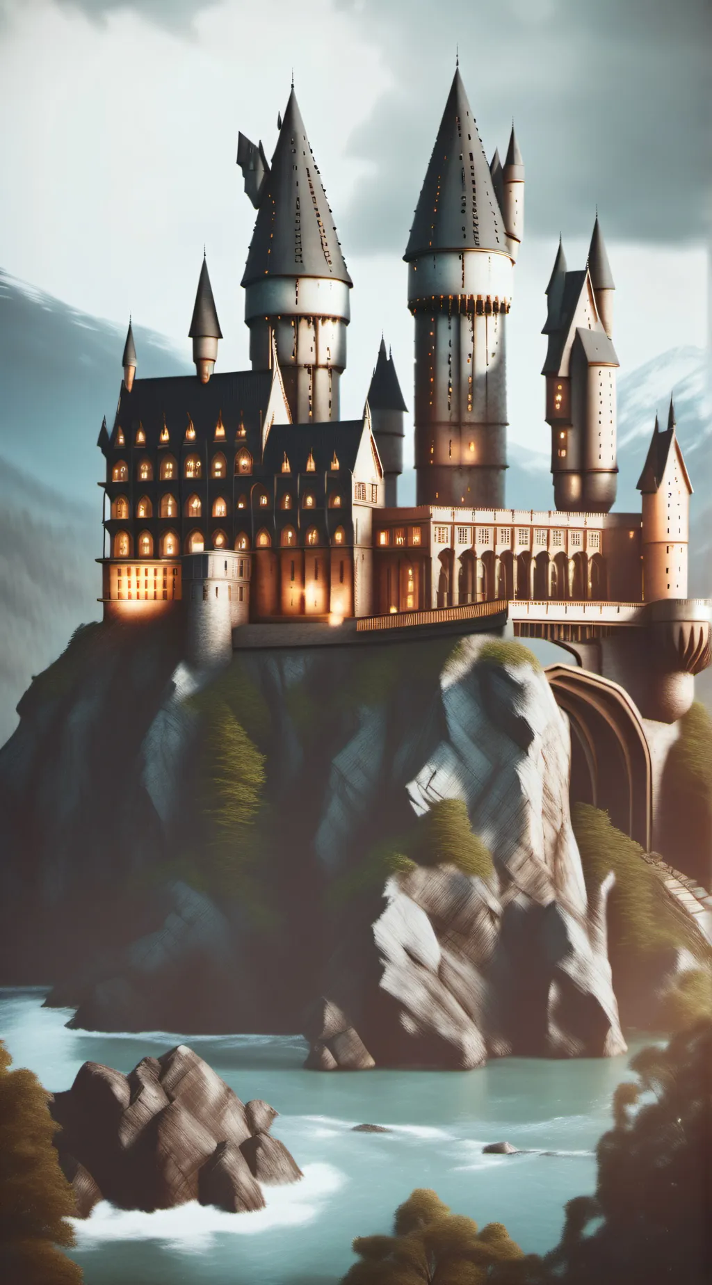 ai character: Hogwarts background