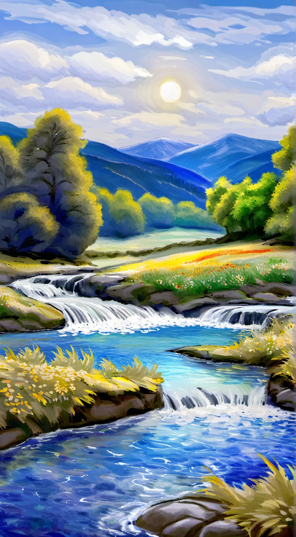 ai character: Hot springs (male) background