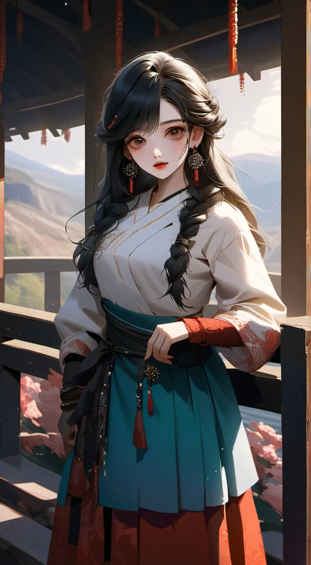 ai character: Gushing over girls background