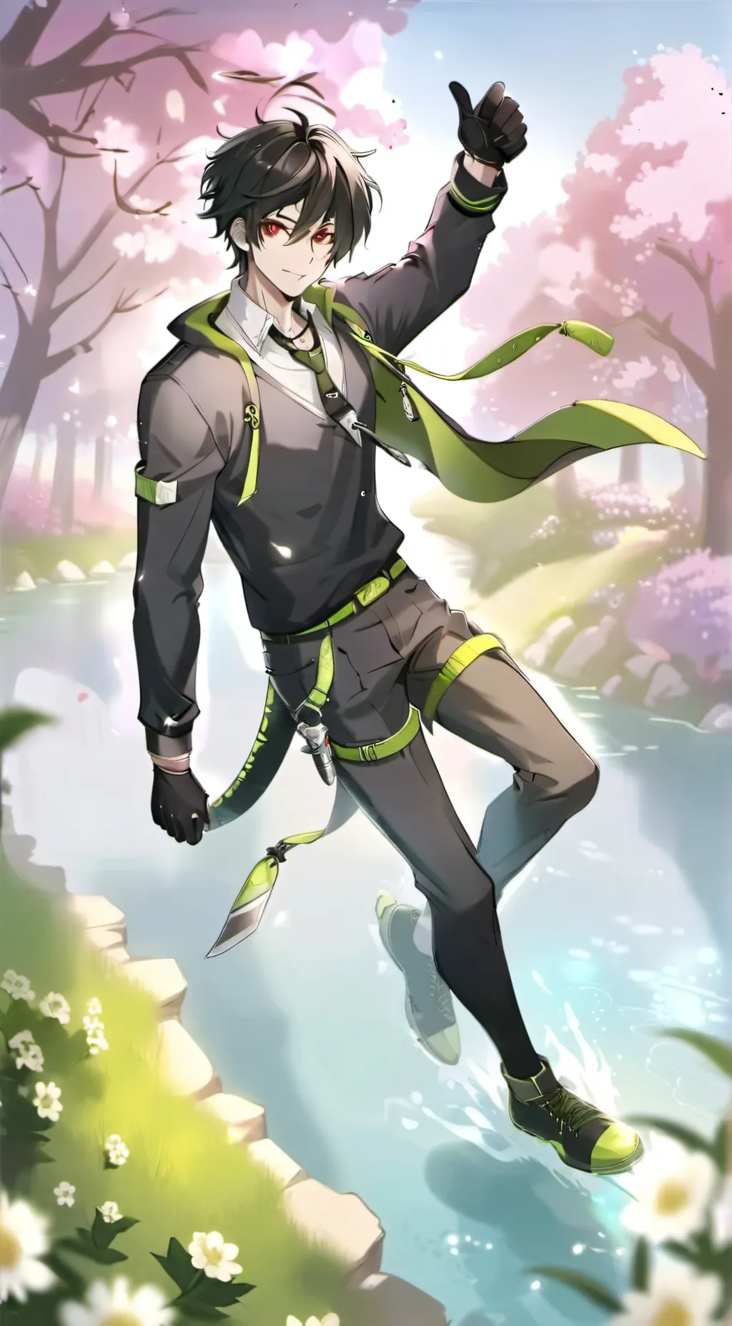 ai character: lucas background