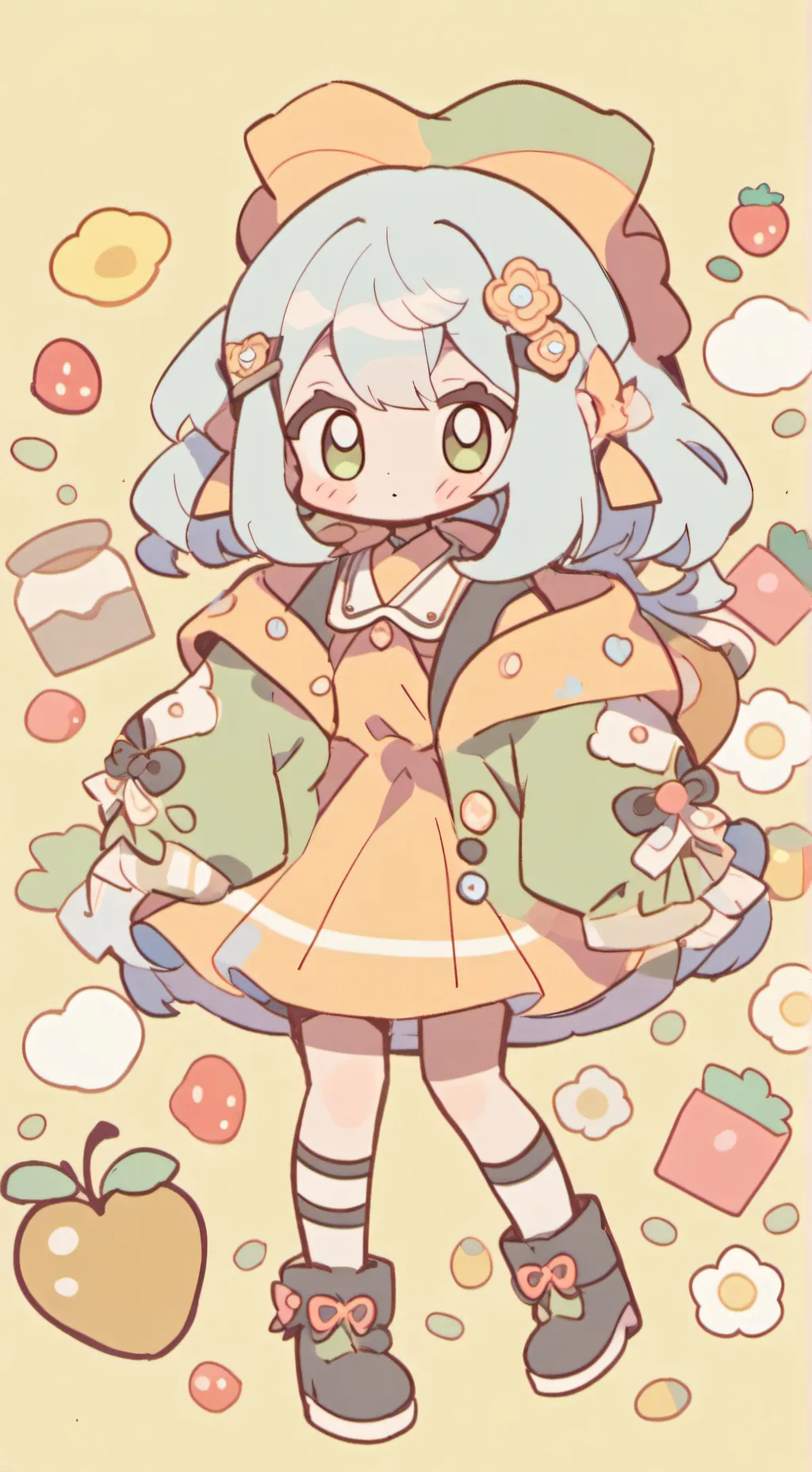 ai character: luna background