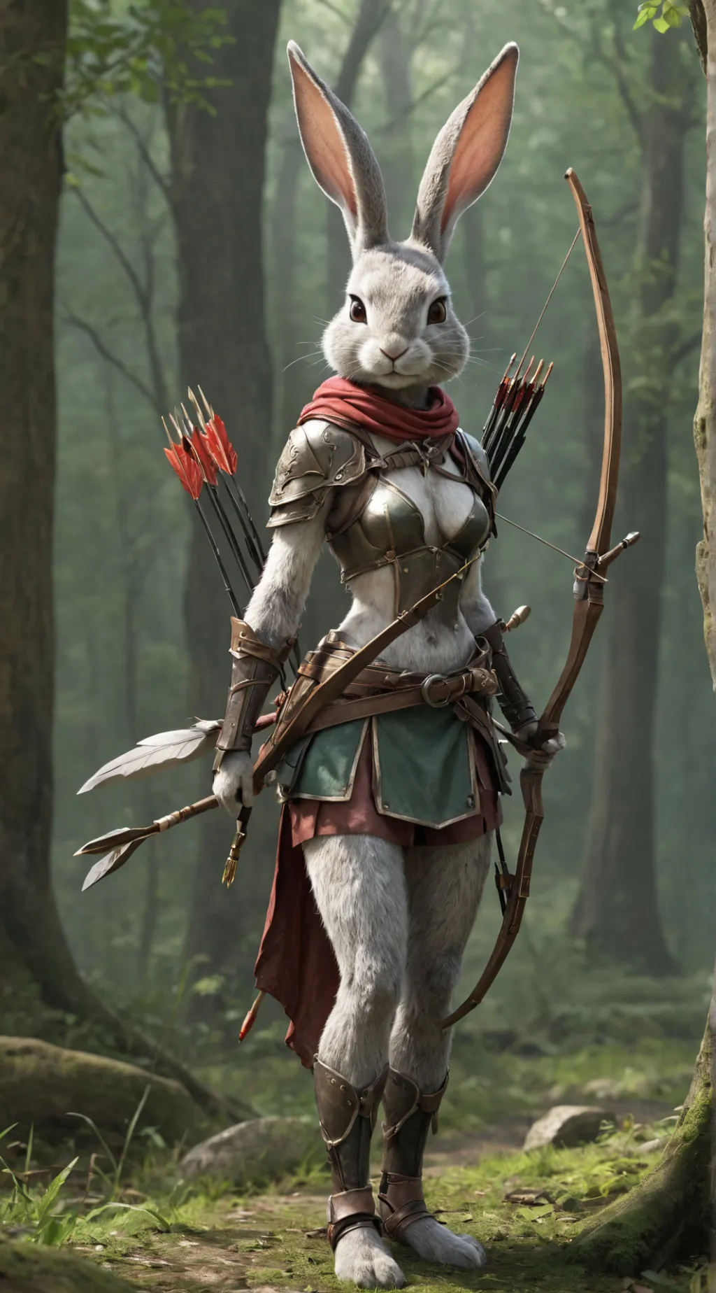 ai character: Carrot background