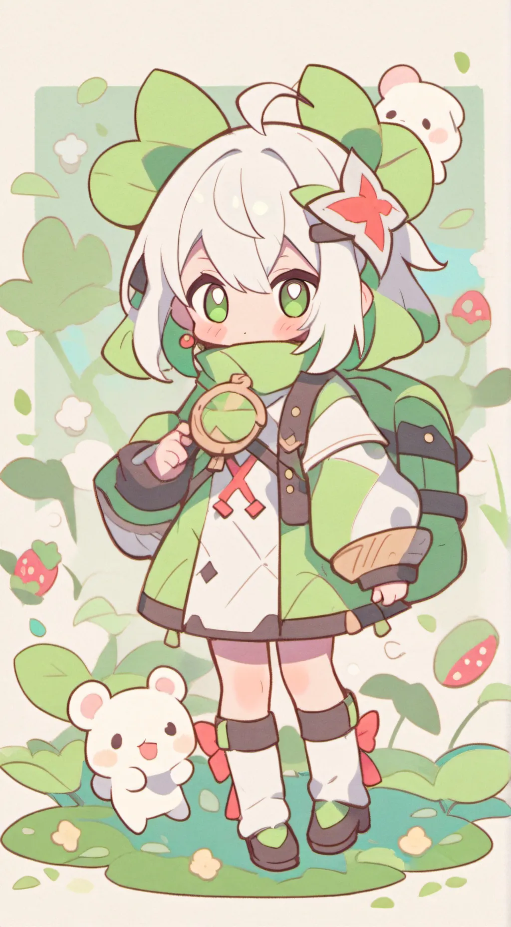 ai character: DS 😄😄😄 background