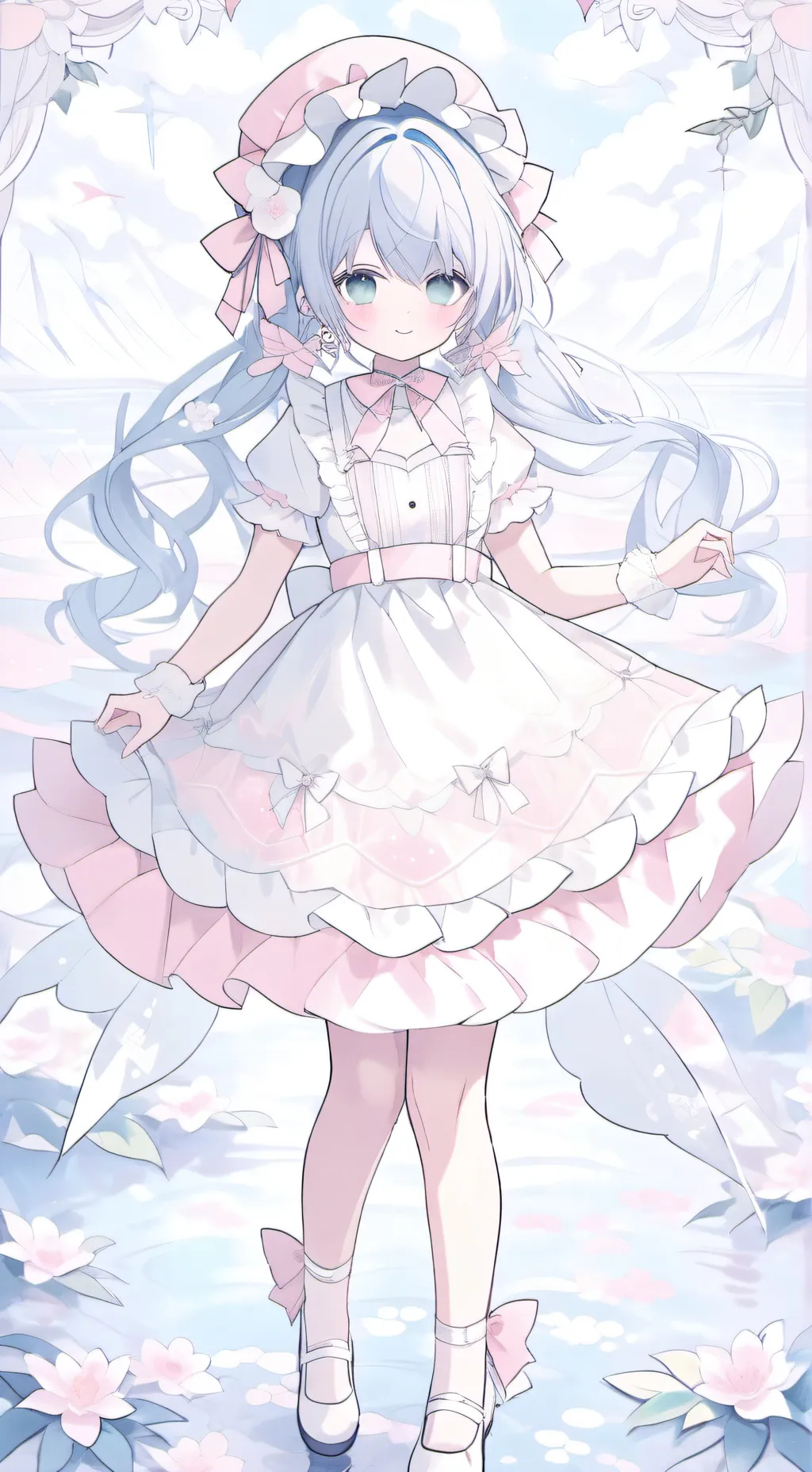 ai character: iris  background