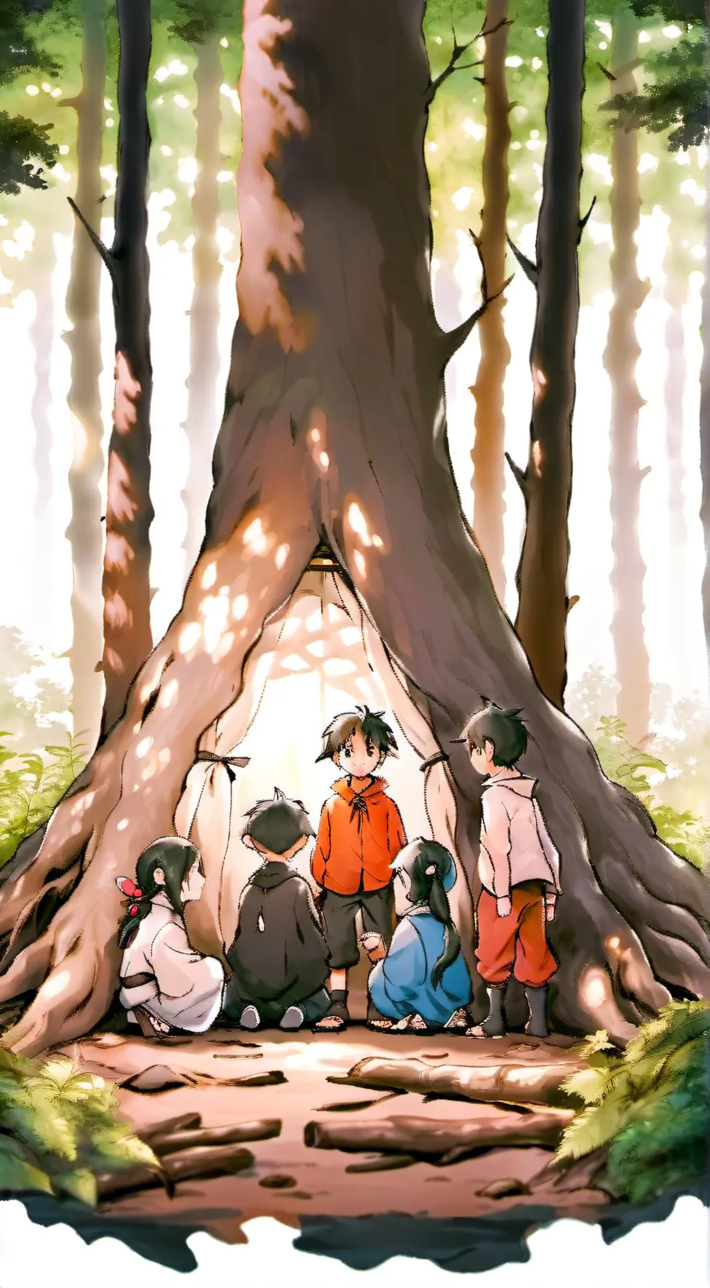 ai character: Small Town Wonders background