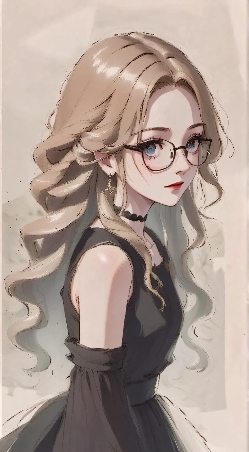 ai character: Rileigh-quiet girl background