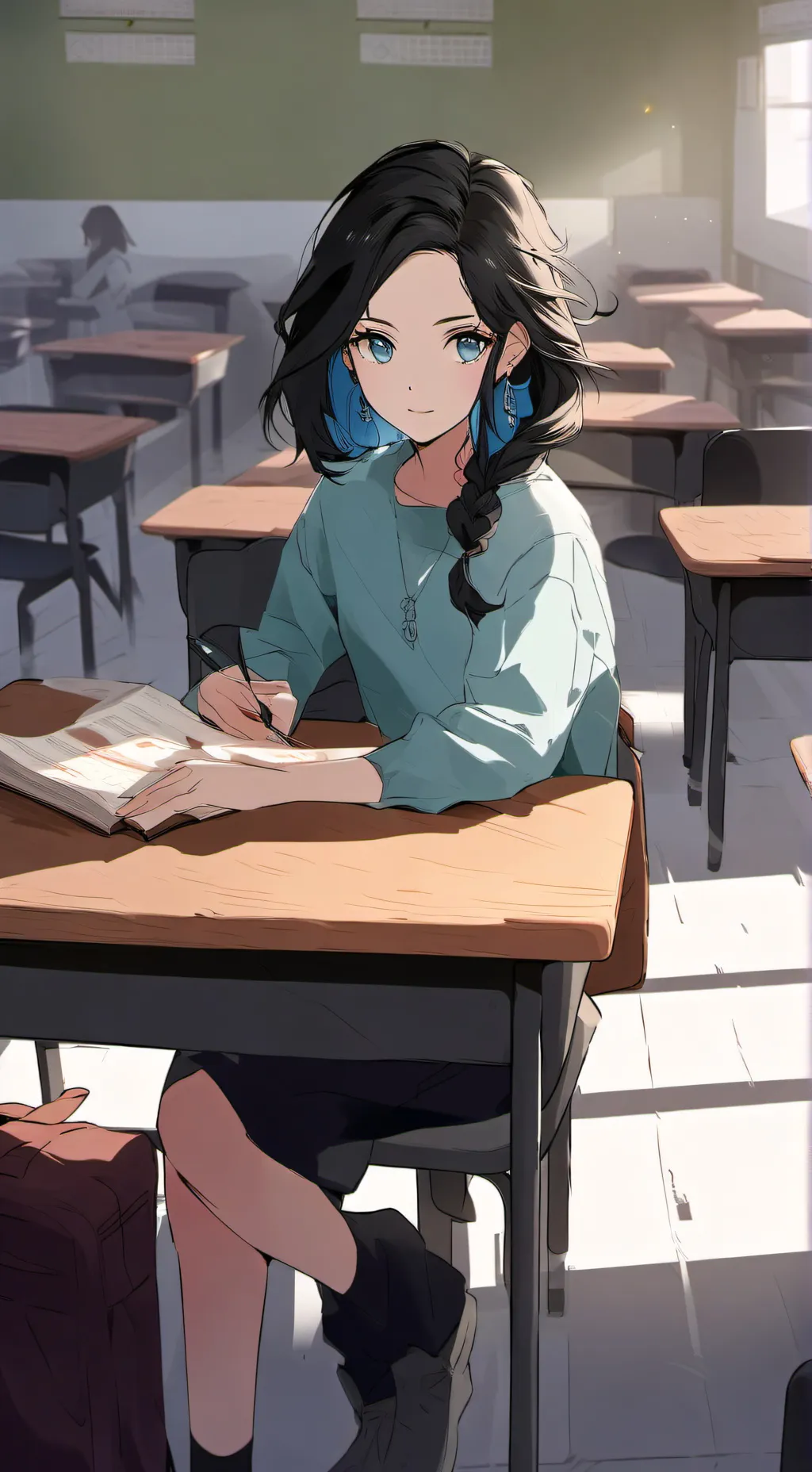 ai character: Emily  background