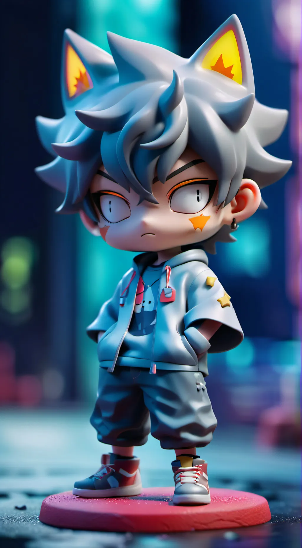 ai character: neko background