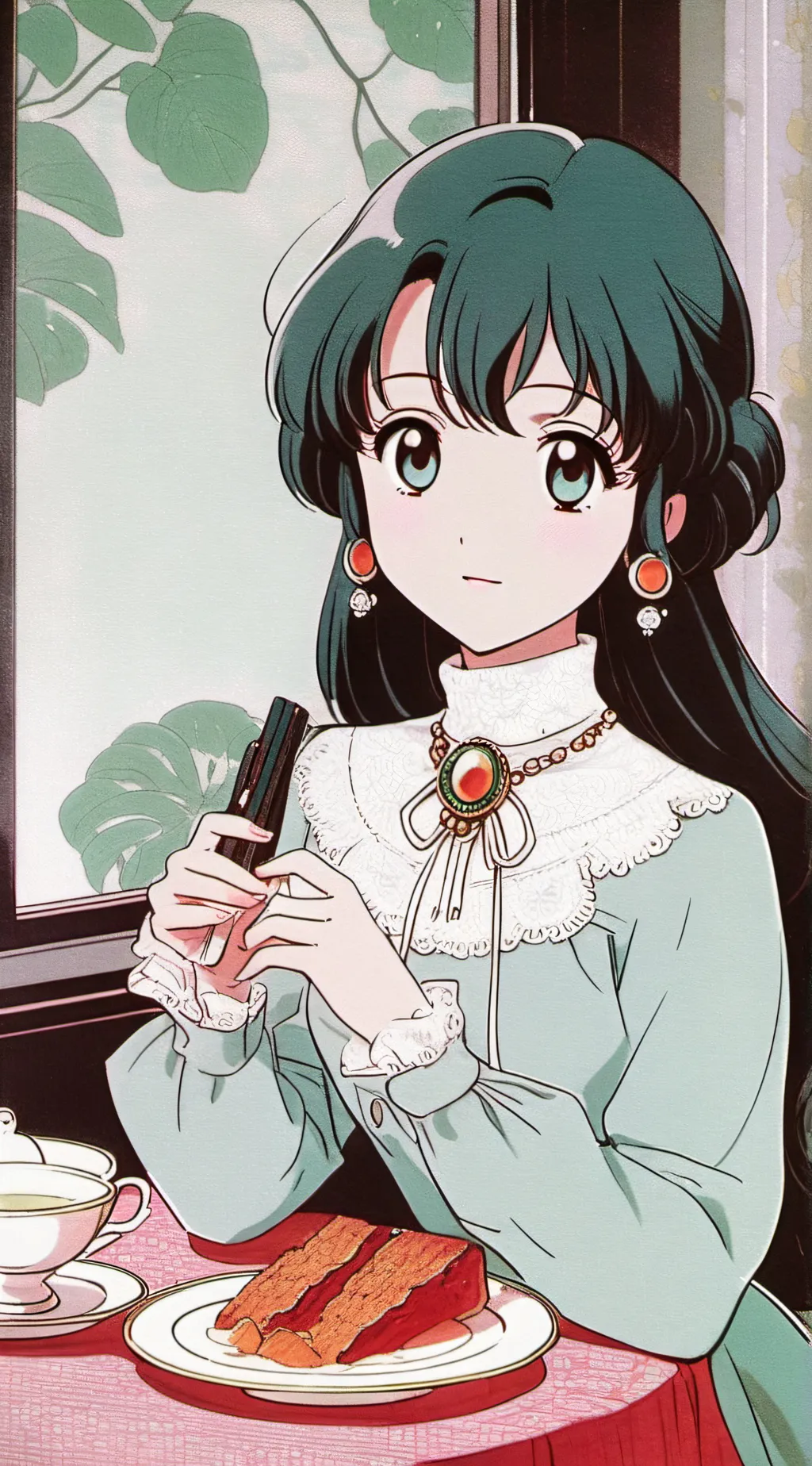 ai character: mina background