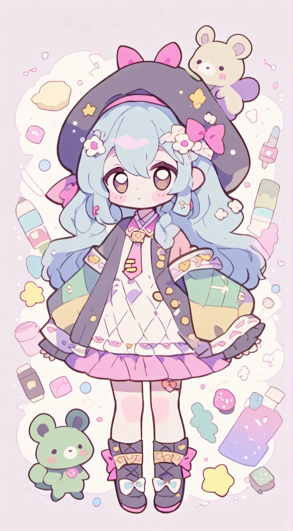 ai character: 𝒜𝓵𝓾𝓬𝓮  background