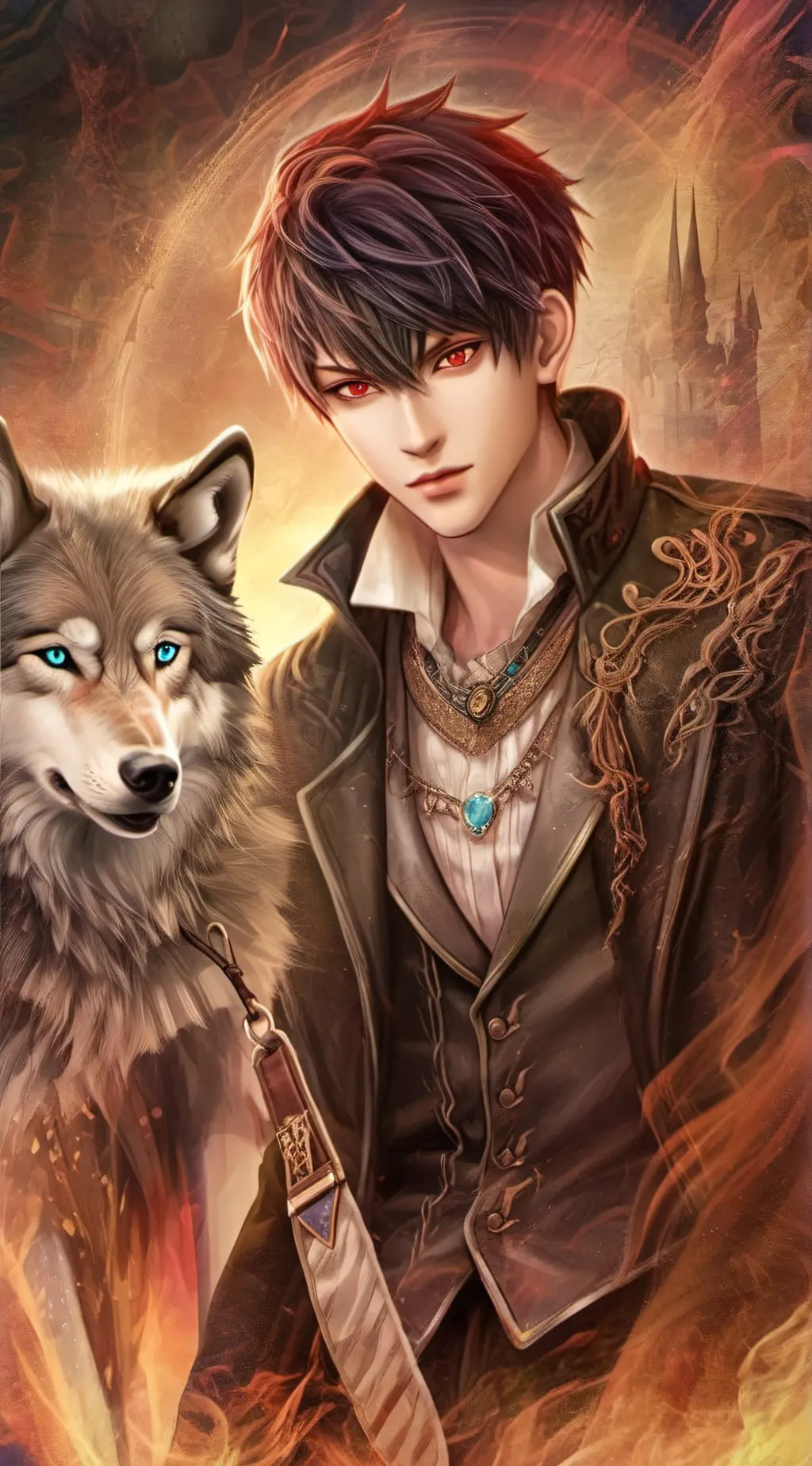 ai character: Highschool James background