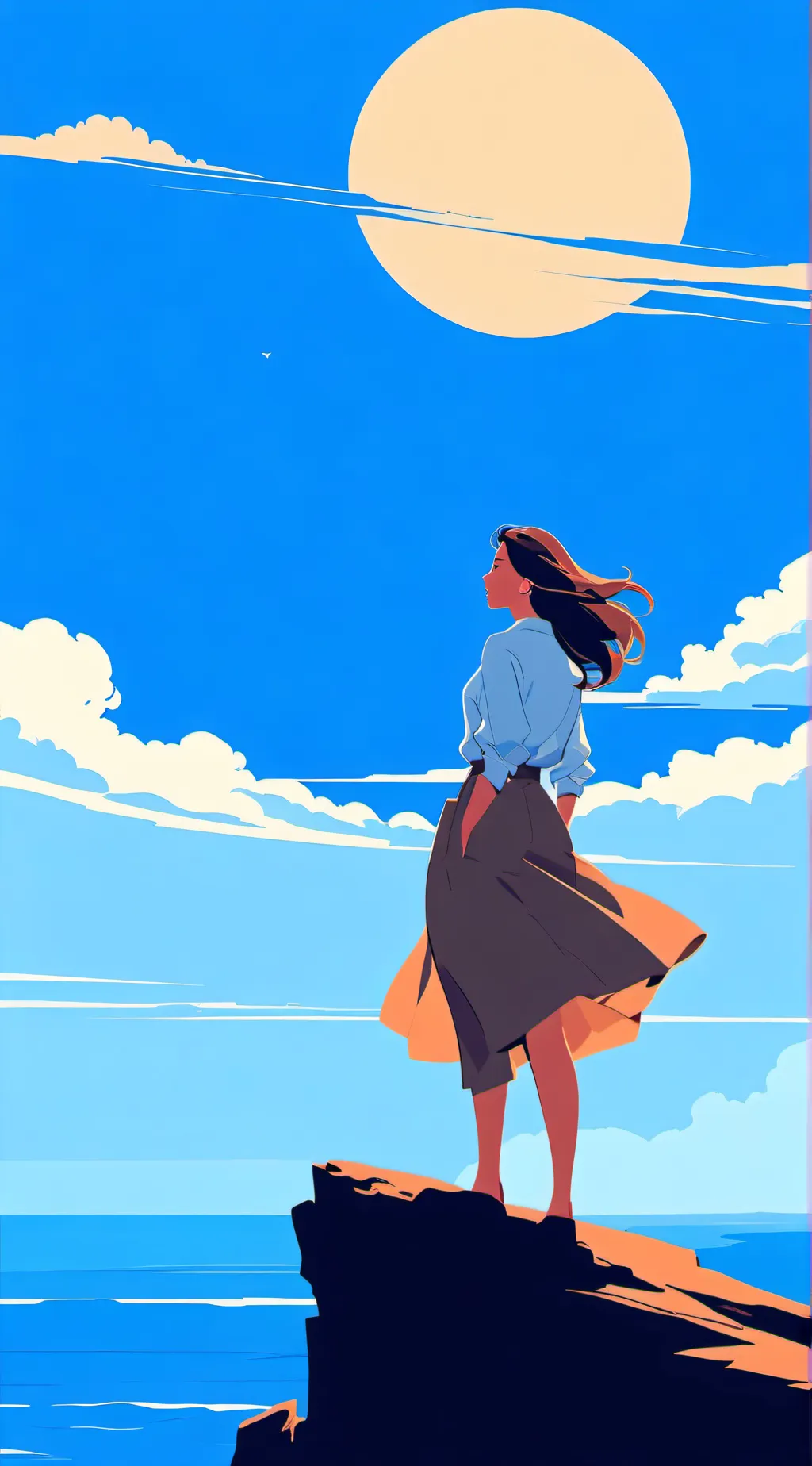 ai character: chaeyoung  background