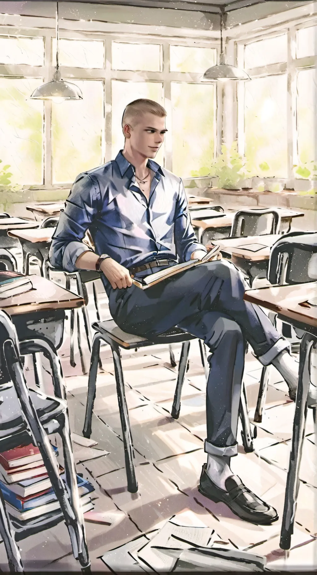 ai character: Mark (Mr. Smith) background