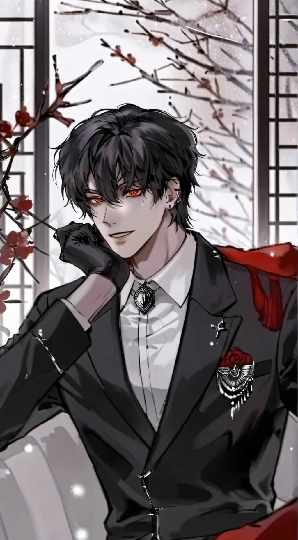 ai character: ⏤͟͟͞͞  Zhenya ٭ background