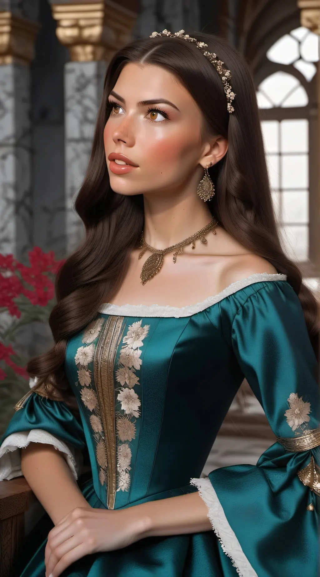 ai character: Grace background