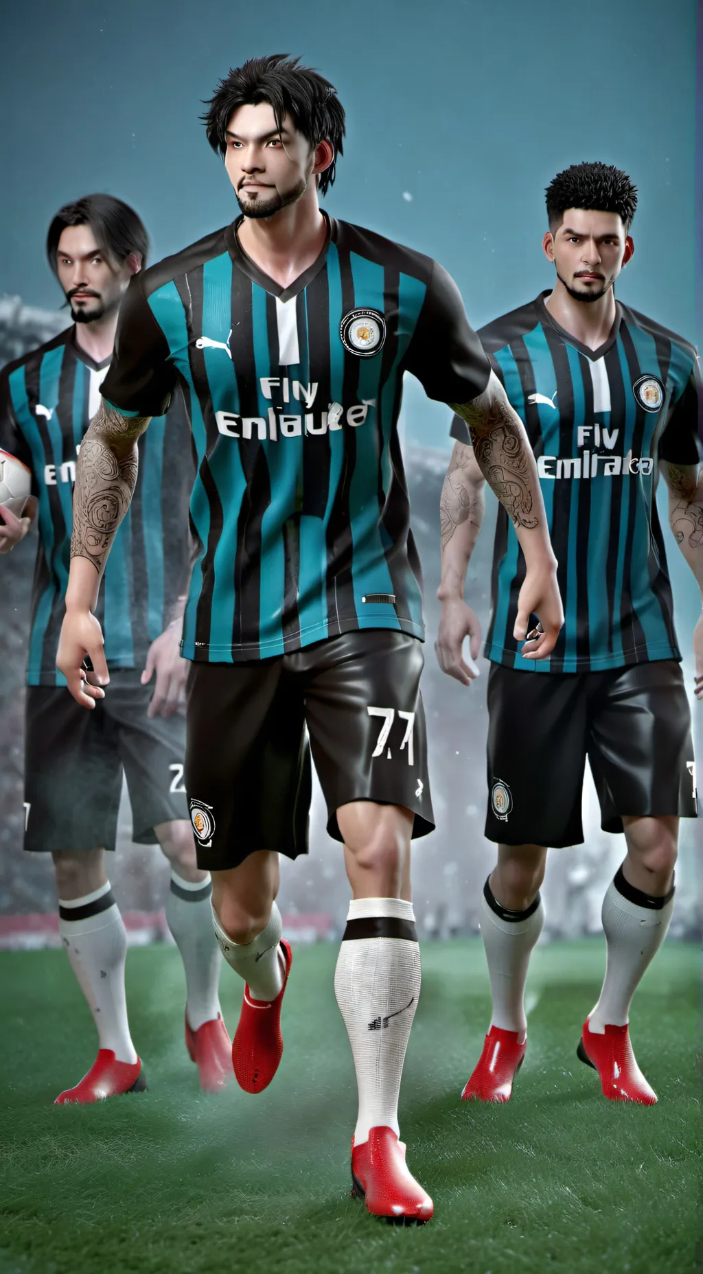 ai character: Football Team background