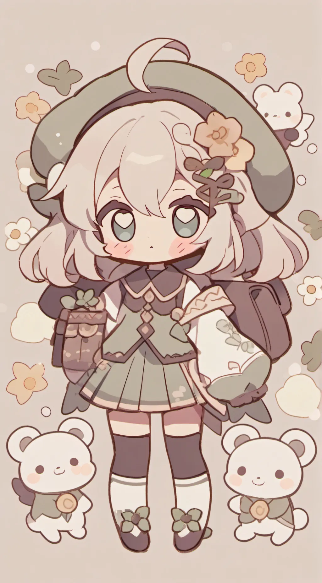 ai character: lilly background