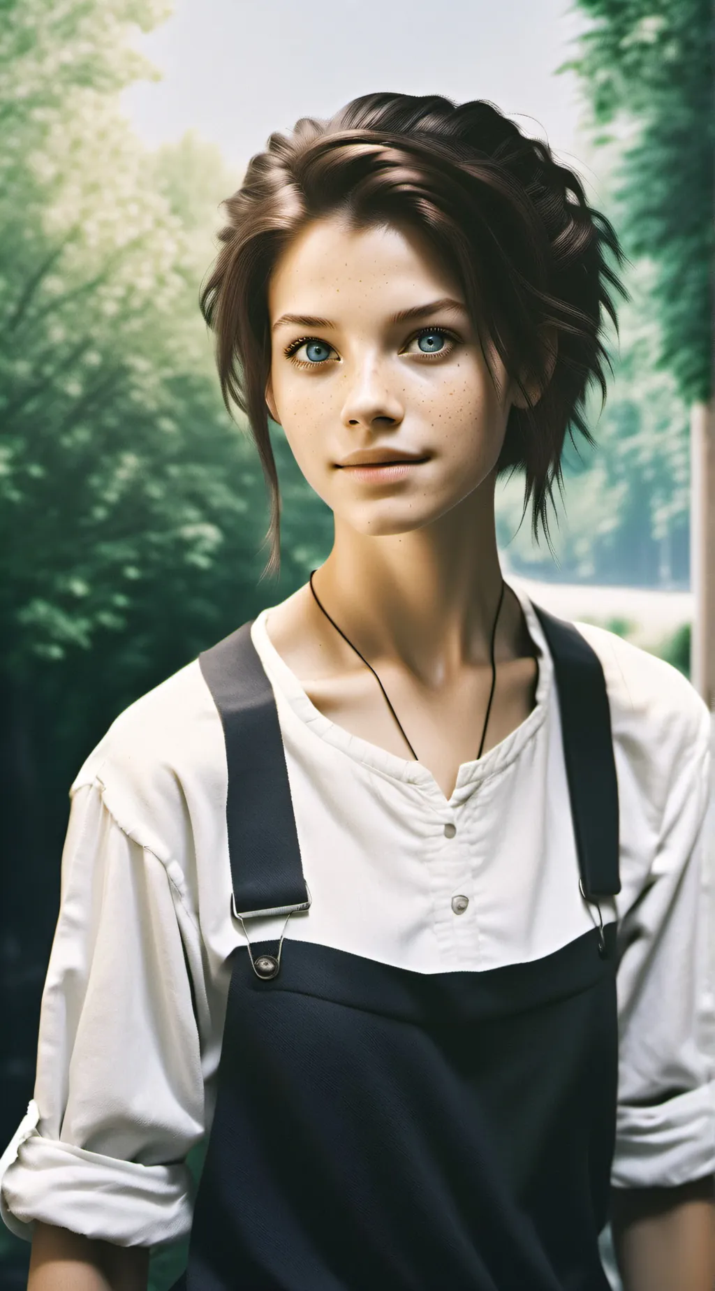 ai character: Genna ￼ background