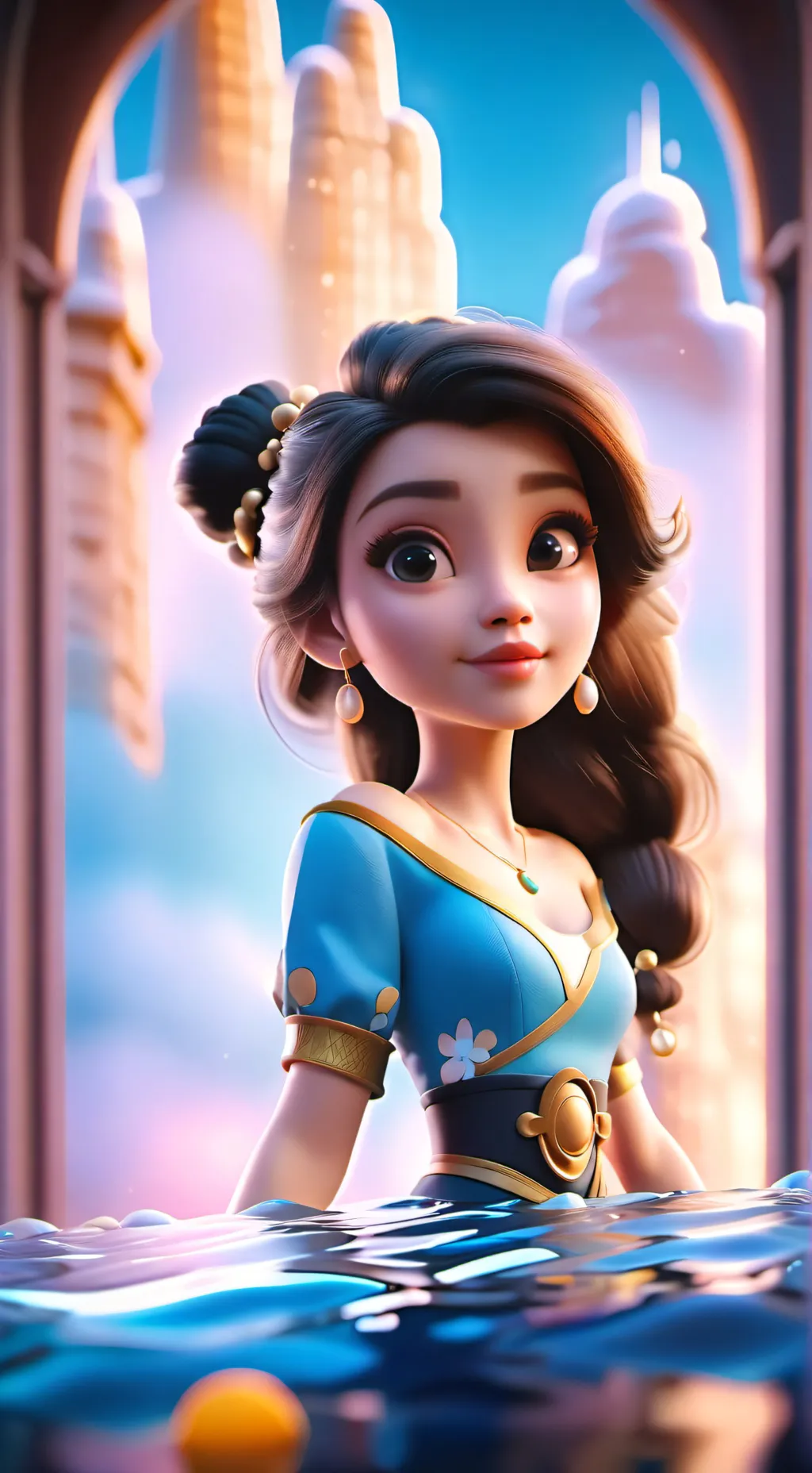 ai character: Alpha  background