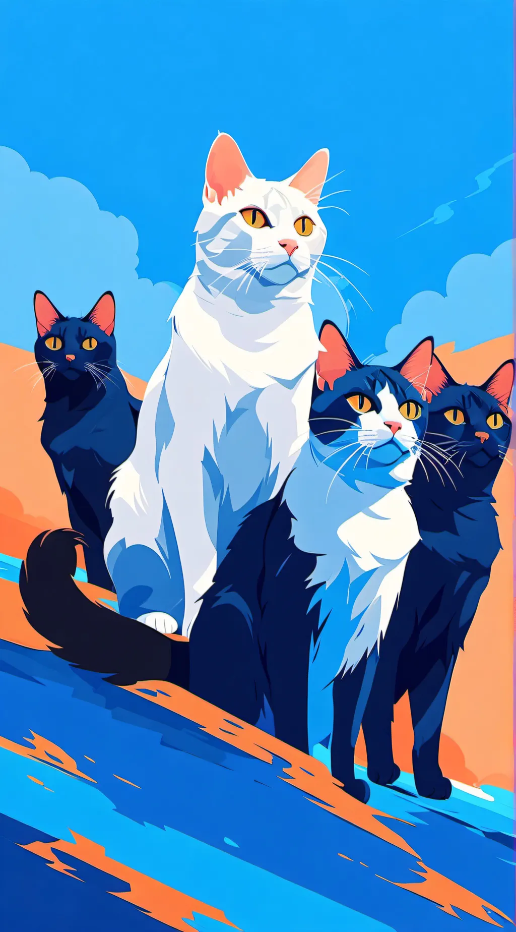 ai character: snowclan background