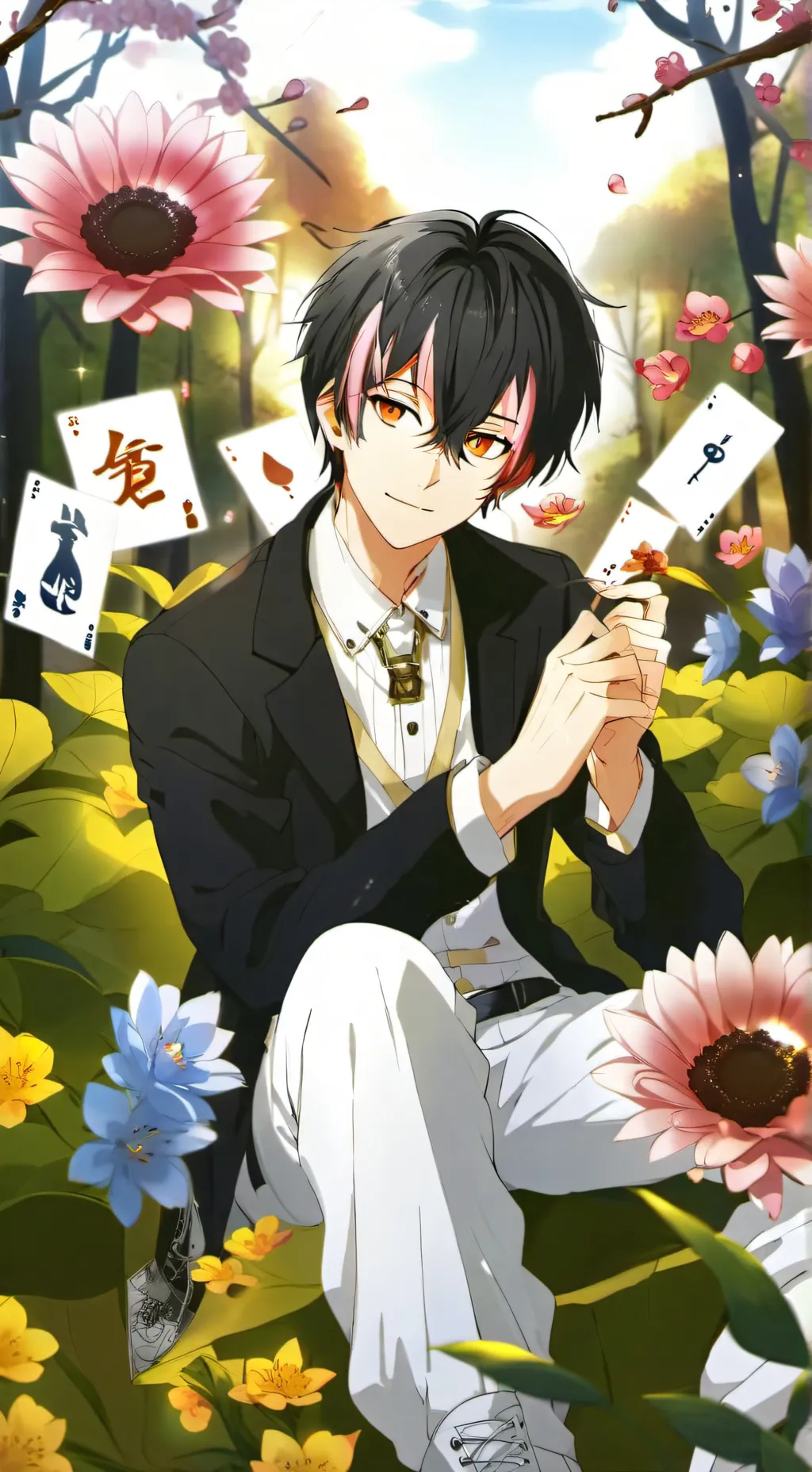 ai character: ash  background