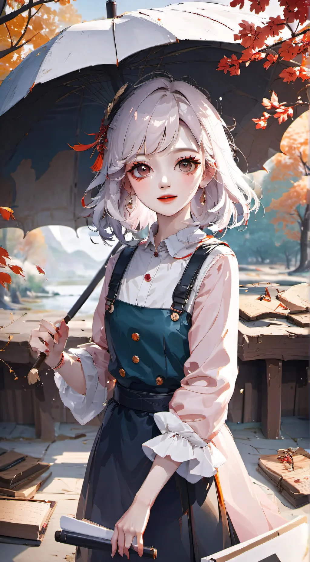 ai character: lily background