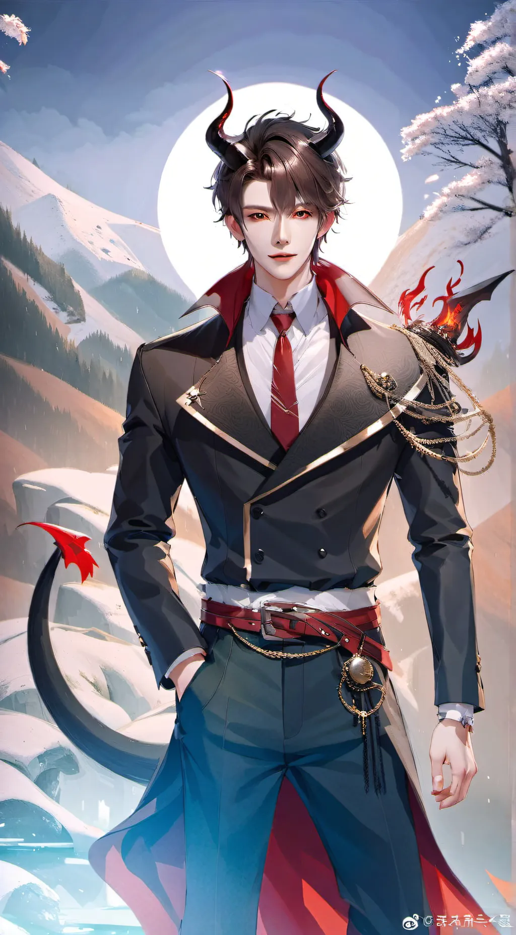 ai character: Kenzo background