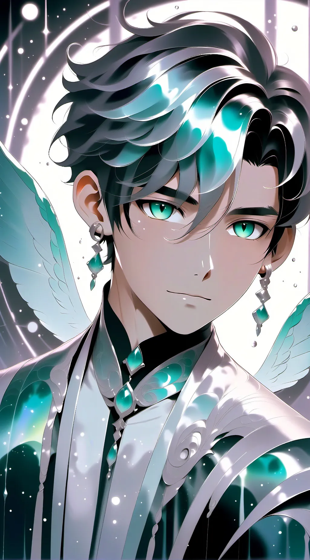 ai character: Ghostface  background