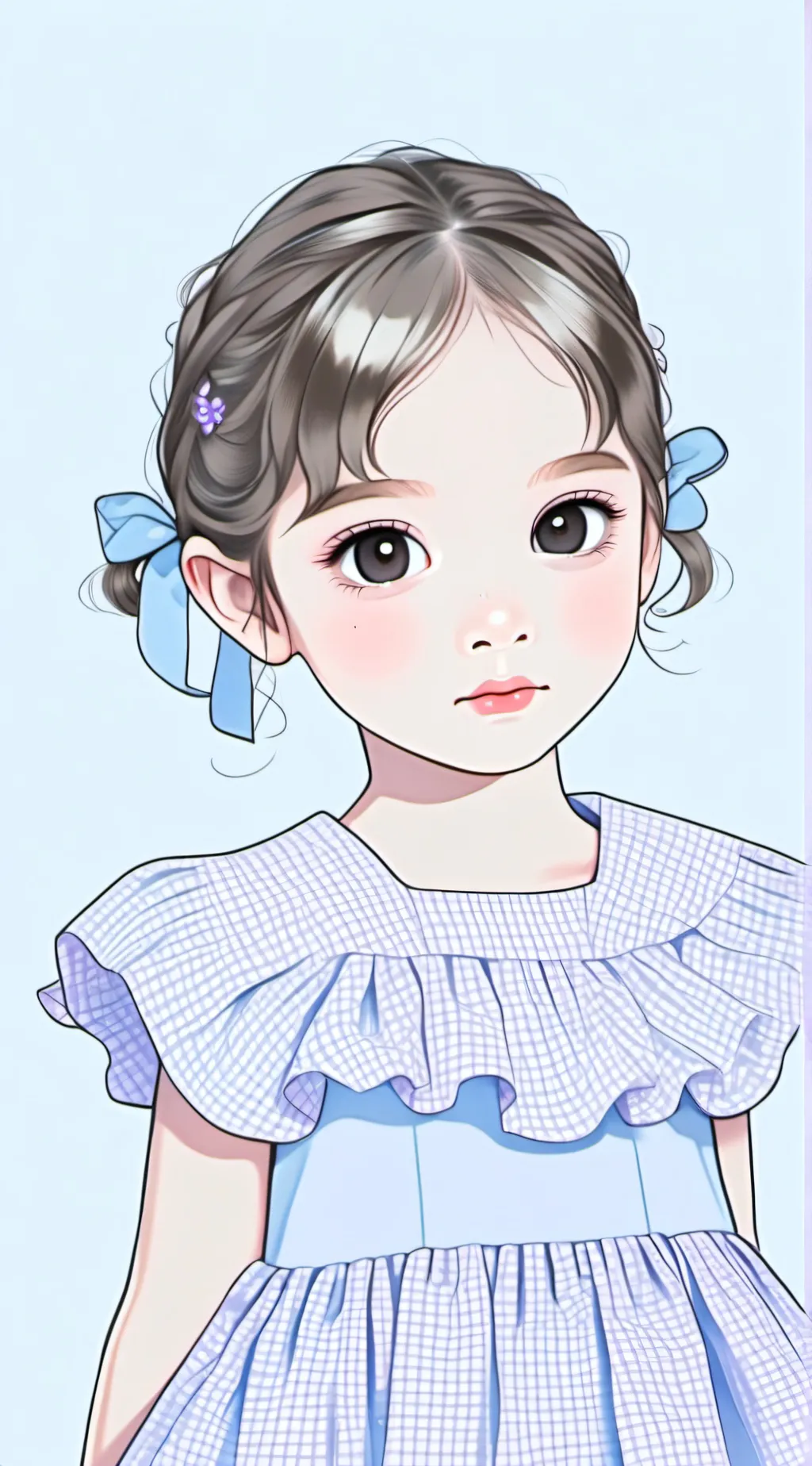 ai character:  baby cerenity background