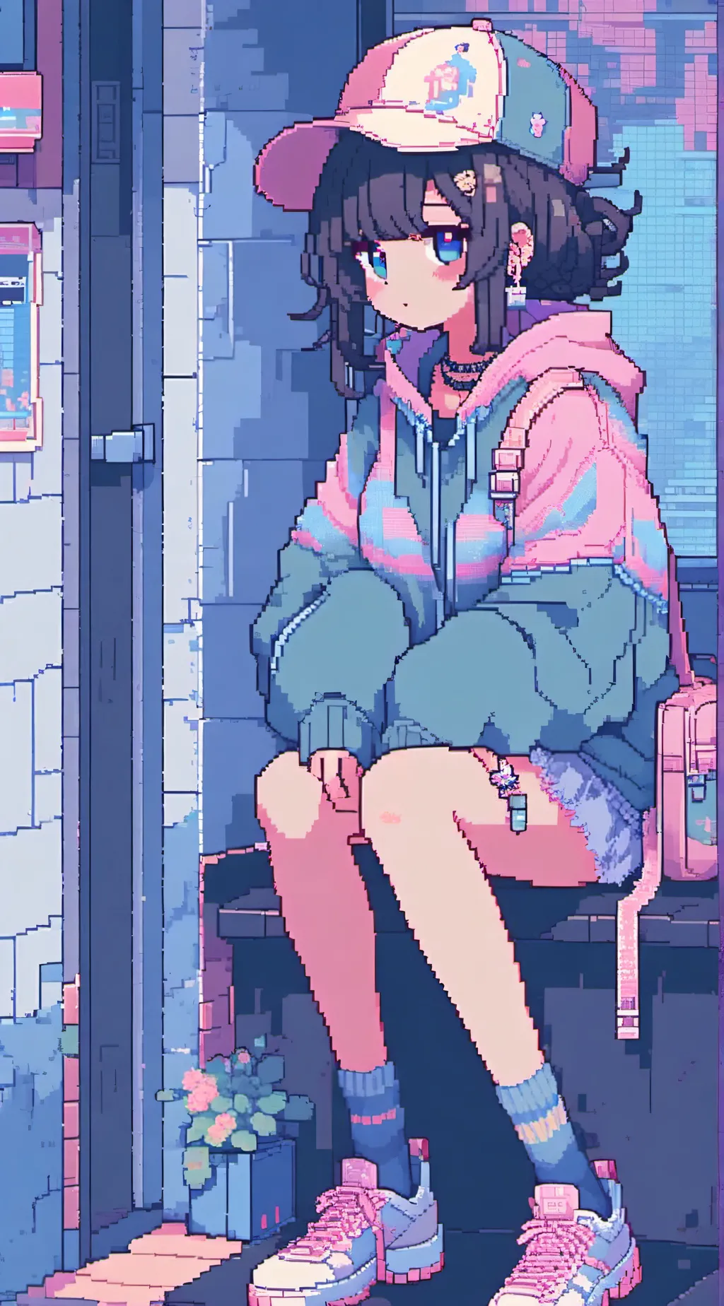 ai character: luna background