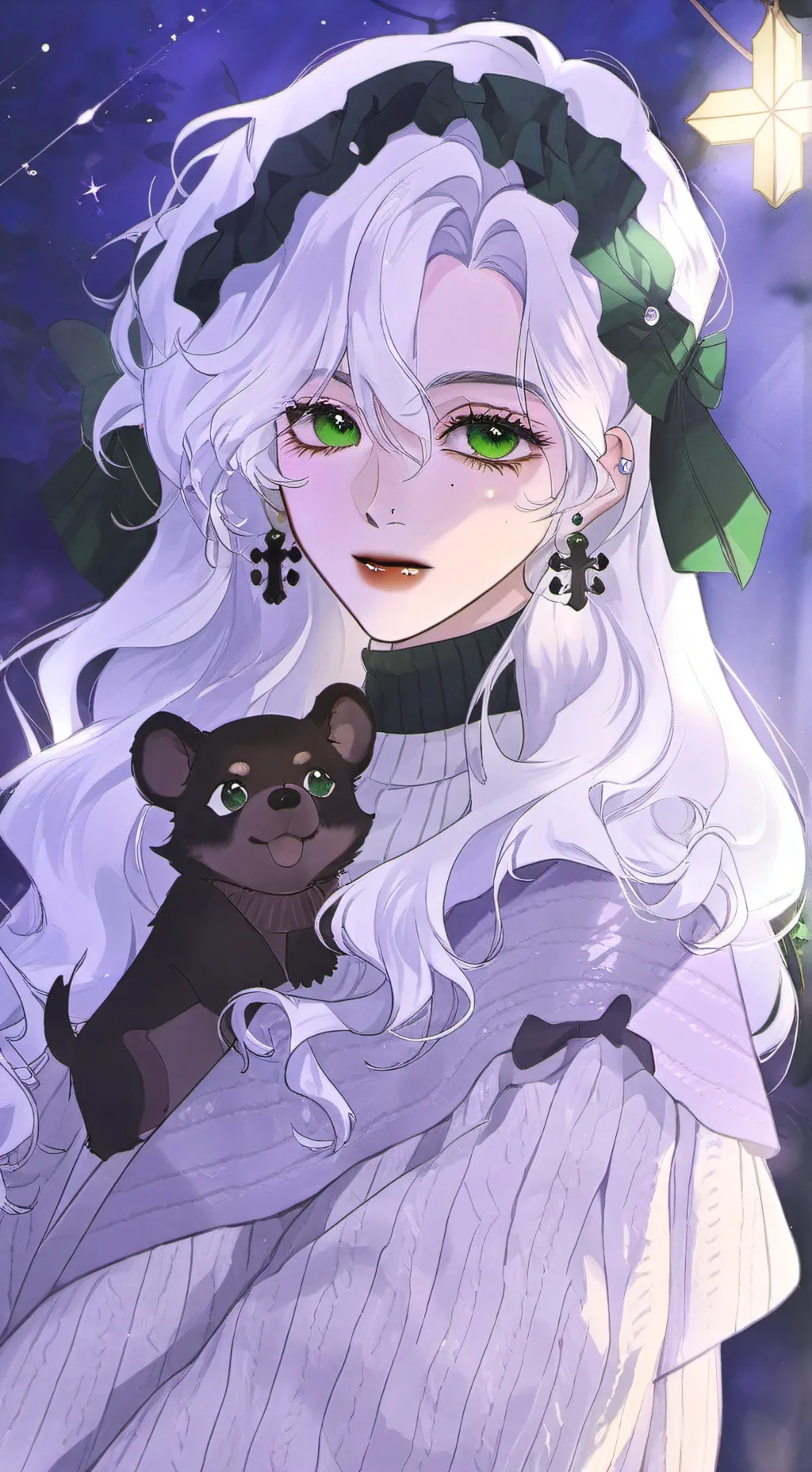 ai character: Luna background