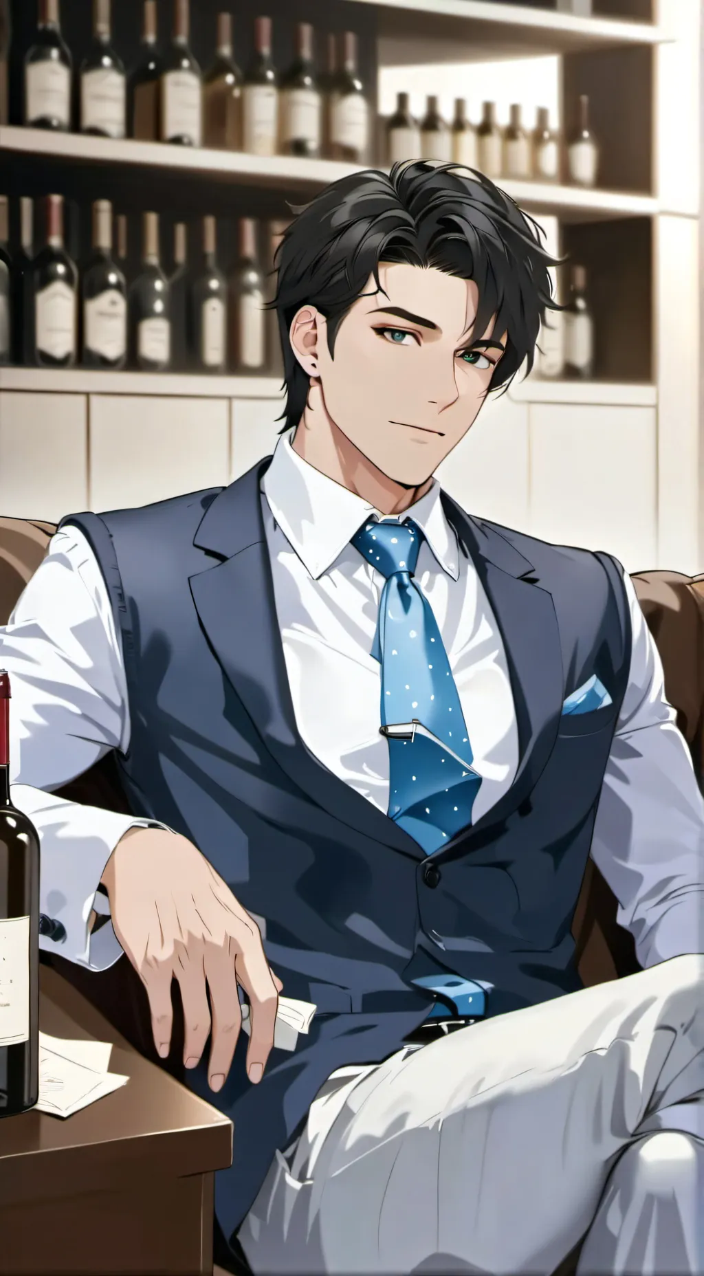 ai character: León Rider background