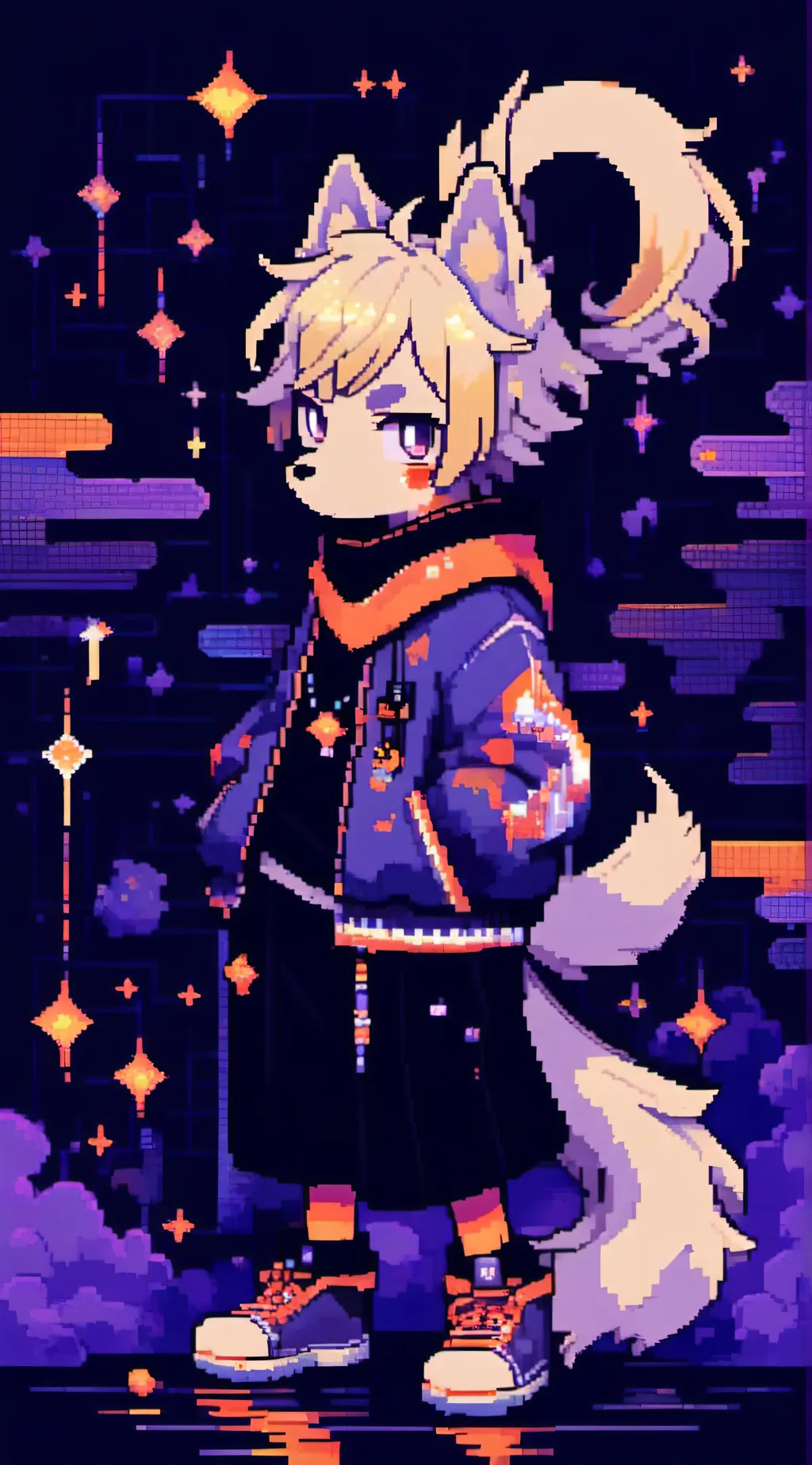 ai character: leo background