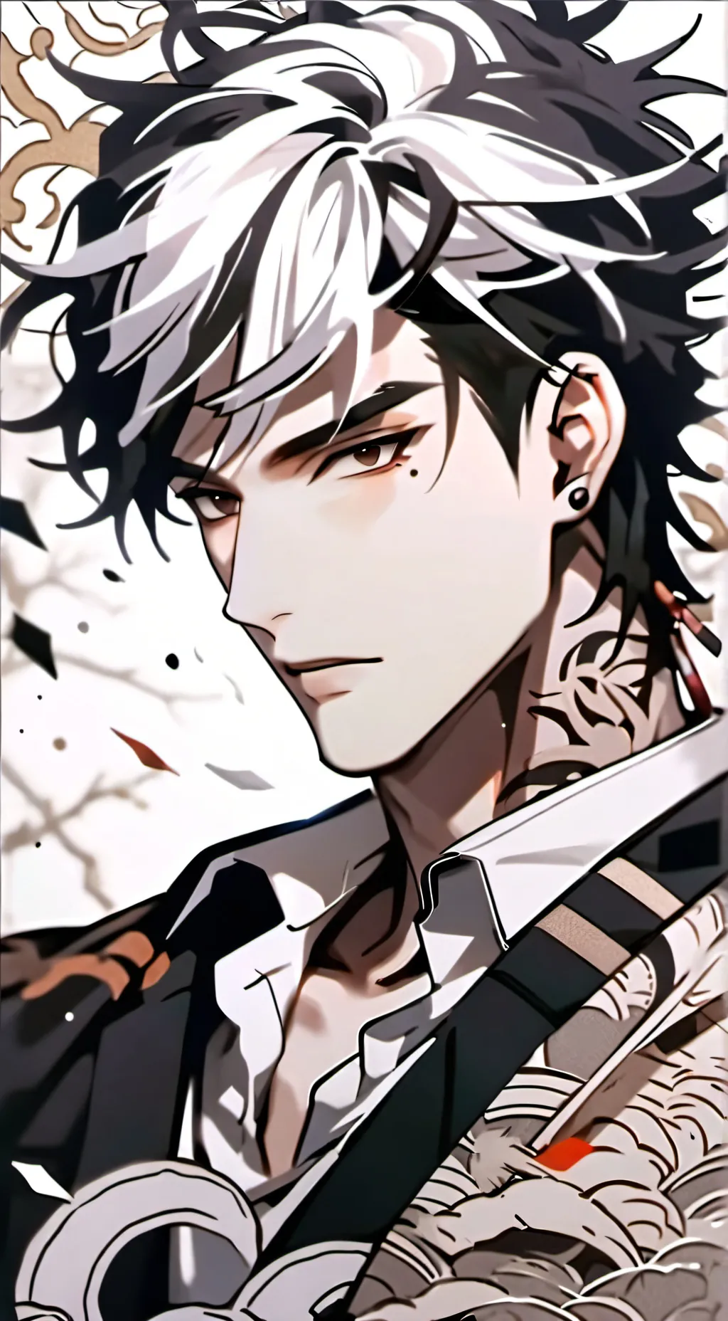 ai character: 👑Hiro❄ background