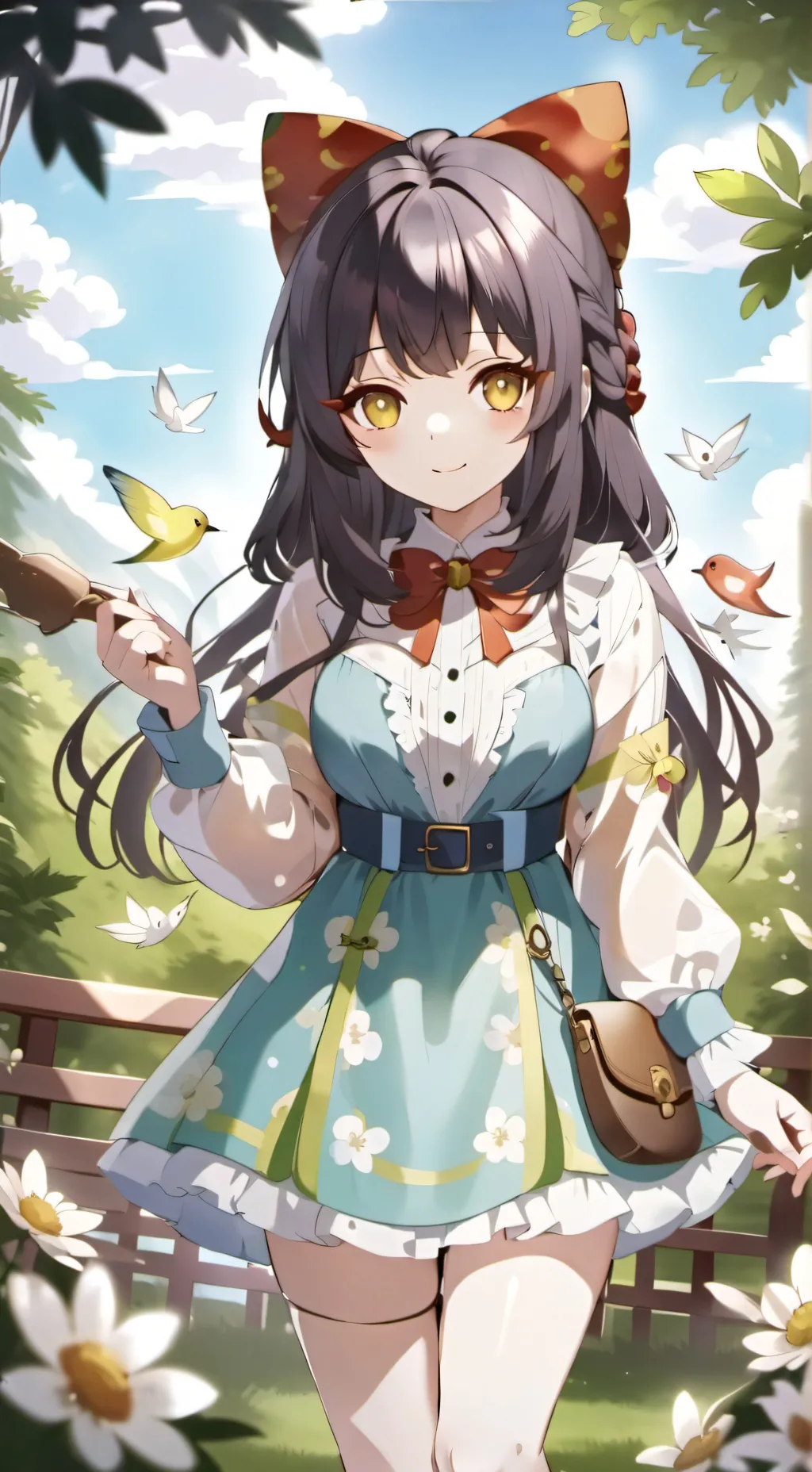 ai character: Luna background