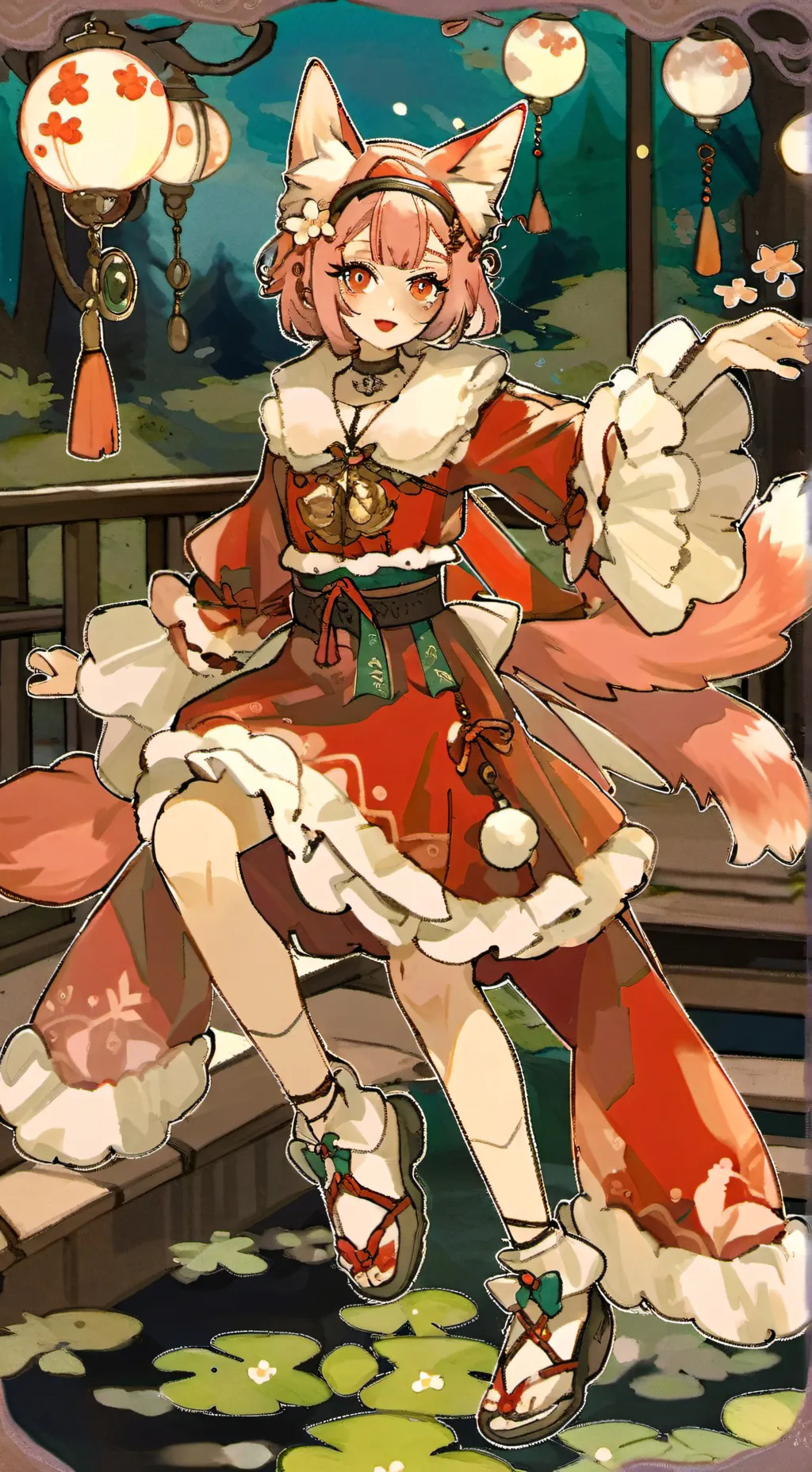 ai character: cat background