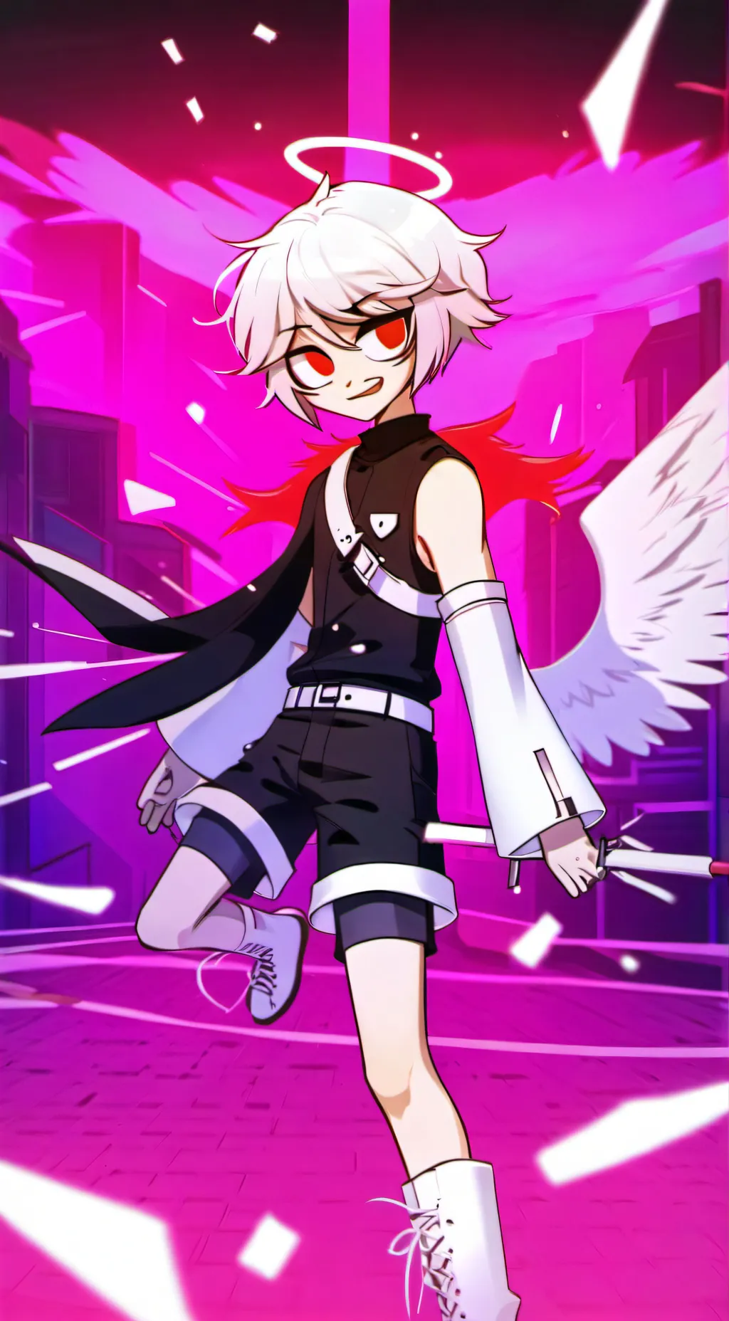 ai character: Angel Dust background