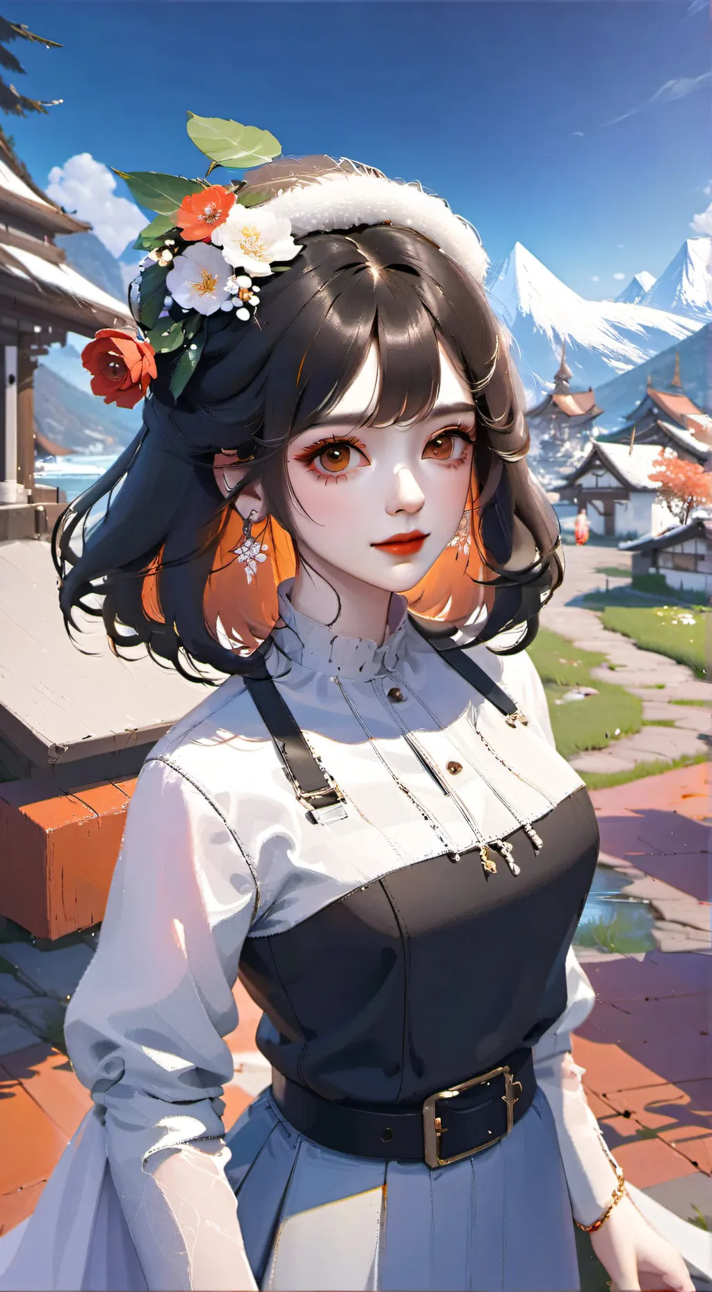 ai character: Demon slayer  background