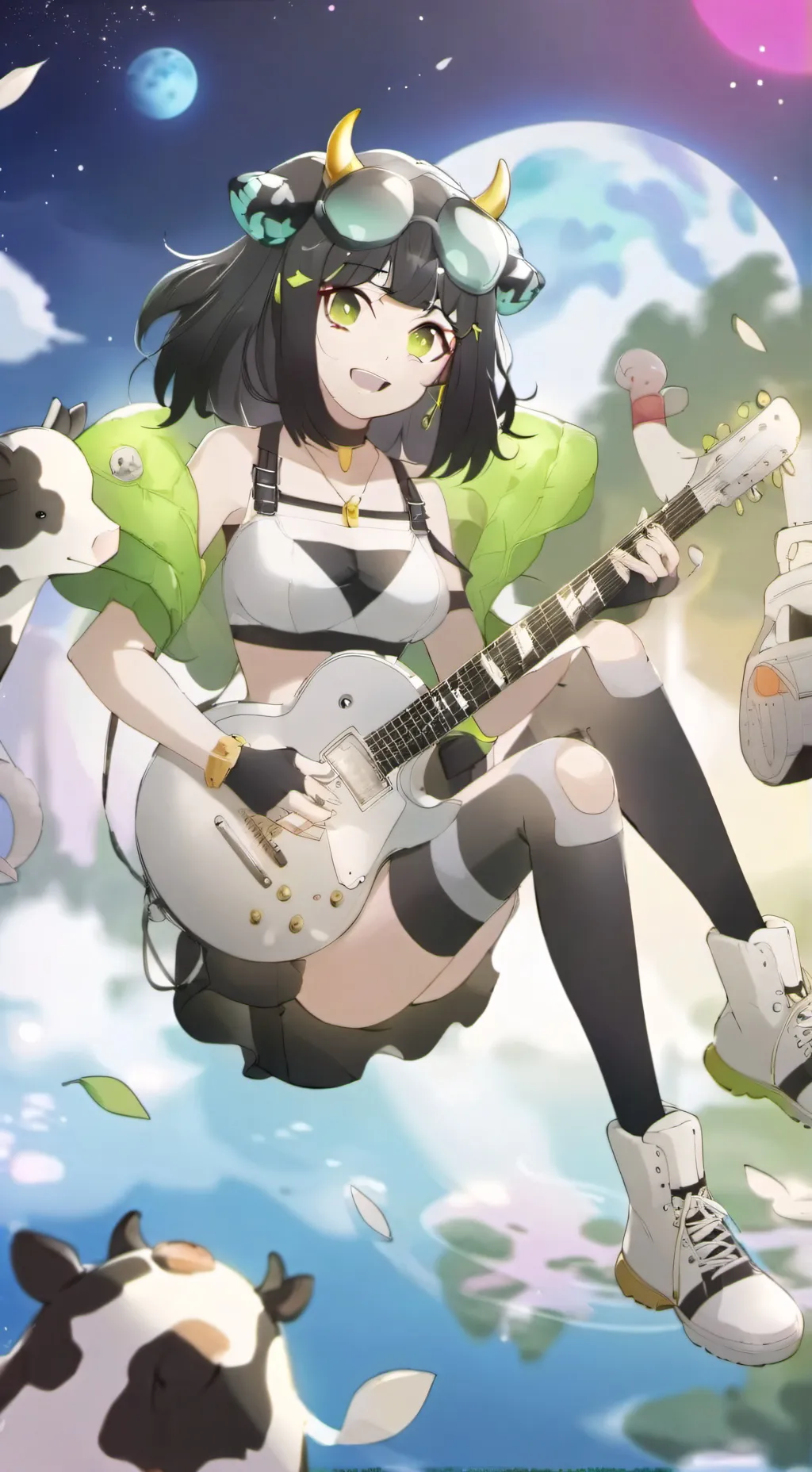 ai character: 🪷Lotus🪷  background