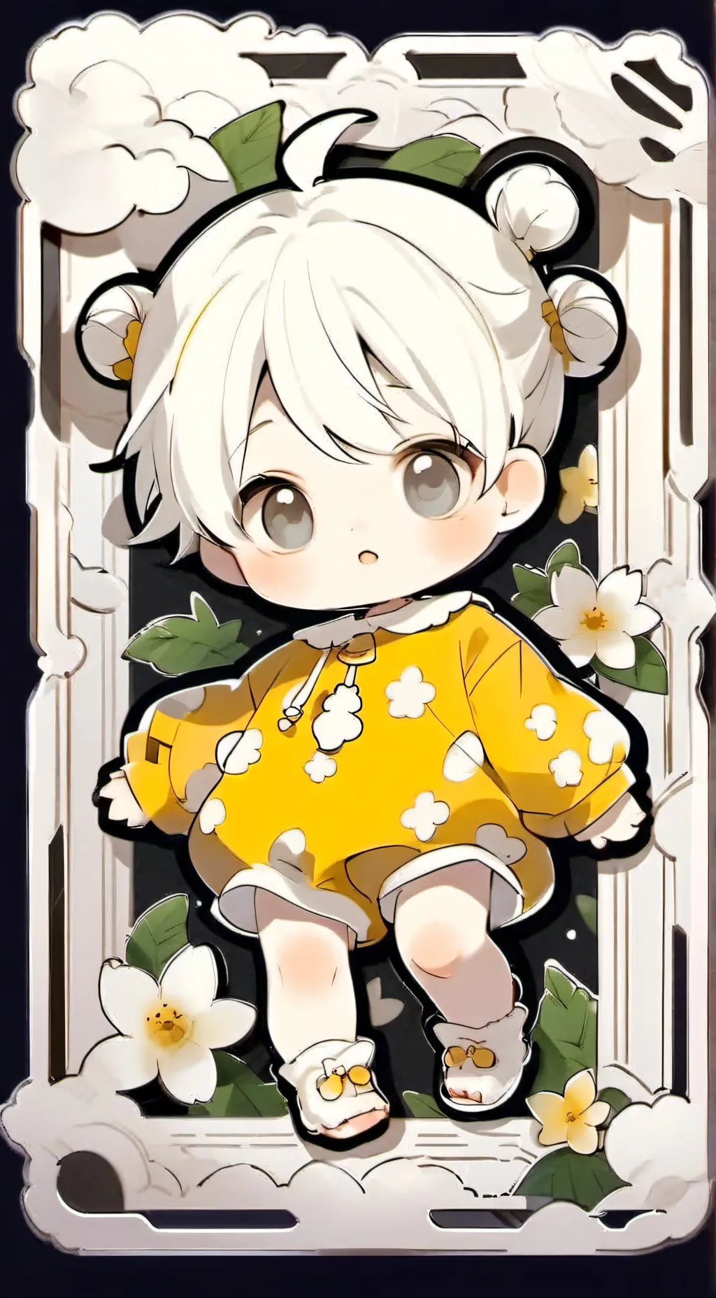 ai character: Baby sulky background
