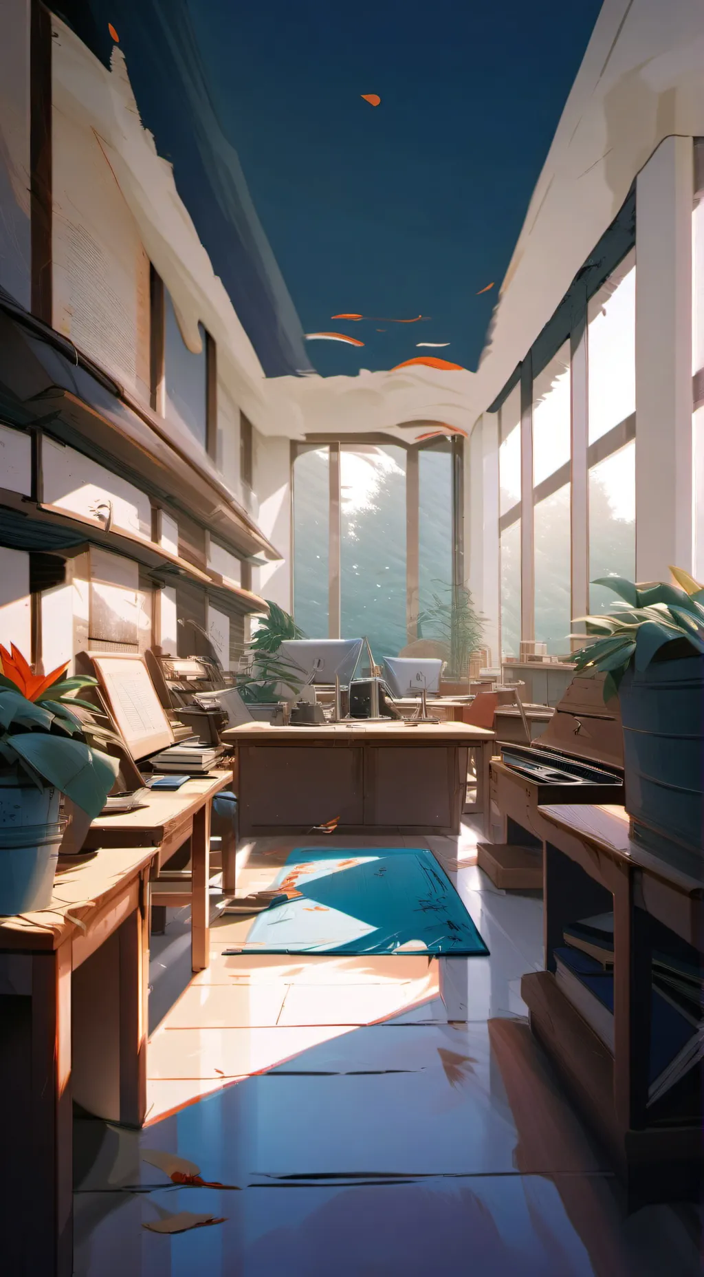 ai character: MHA last day  background