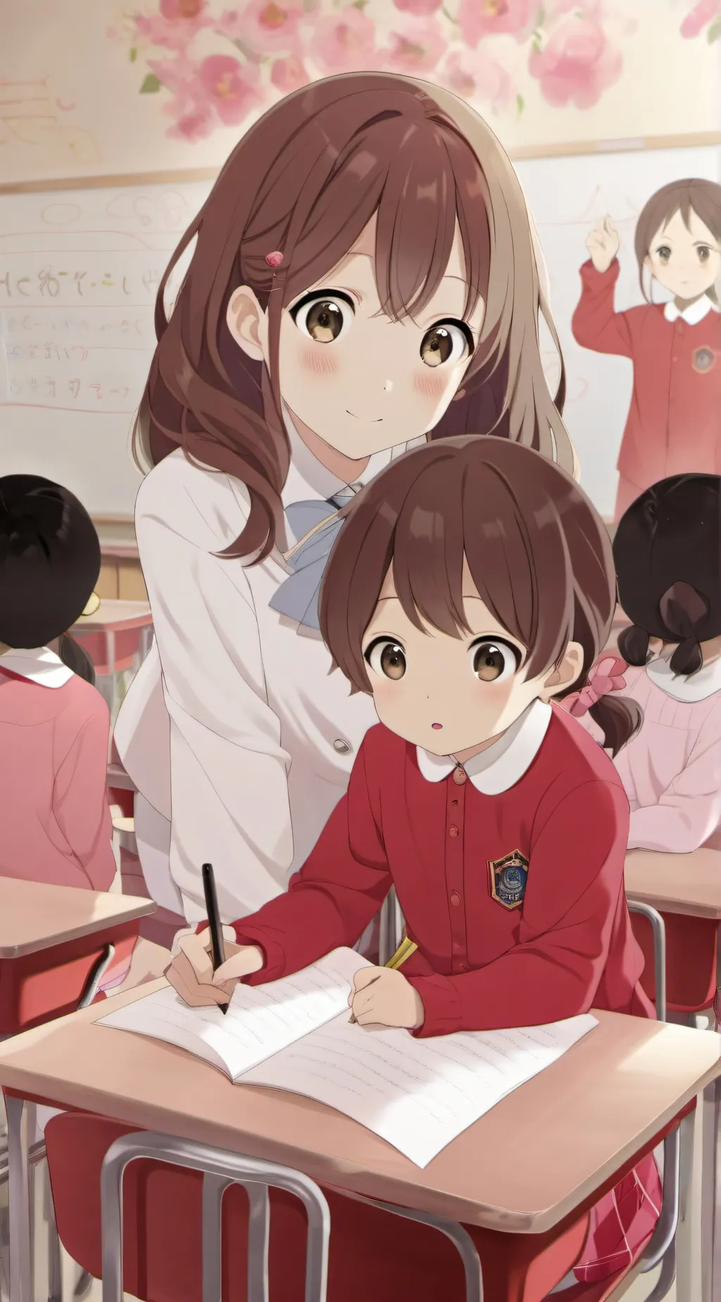 ai character: Fpe but Olice background